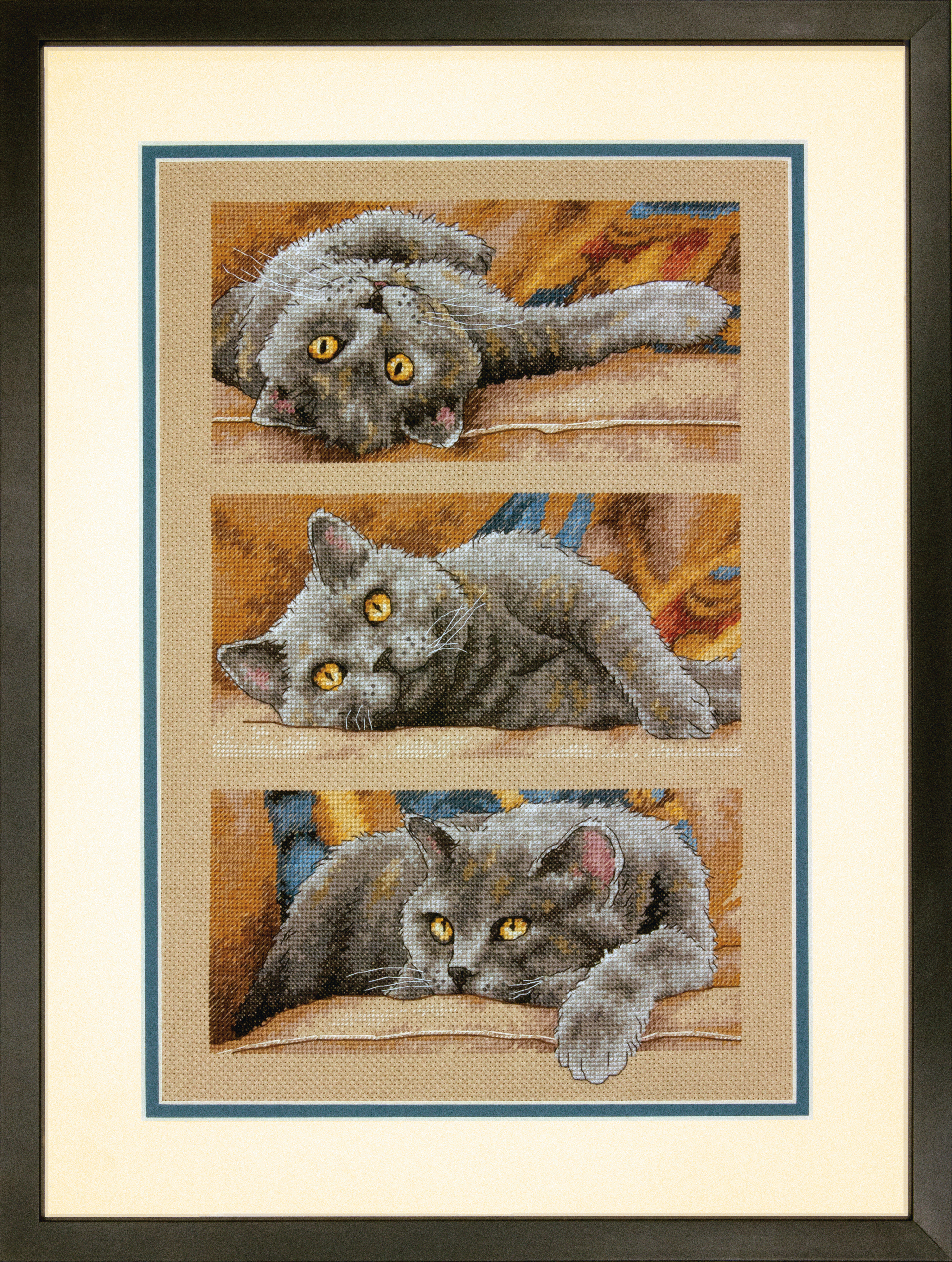 Dimensions Counted Cross Stitch Kit: Max The Cat - Afbeelding 1 van 1