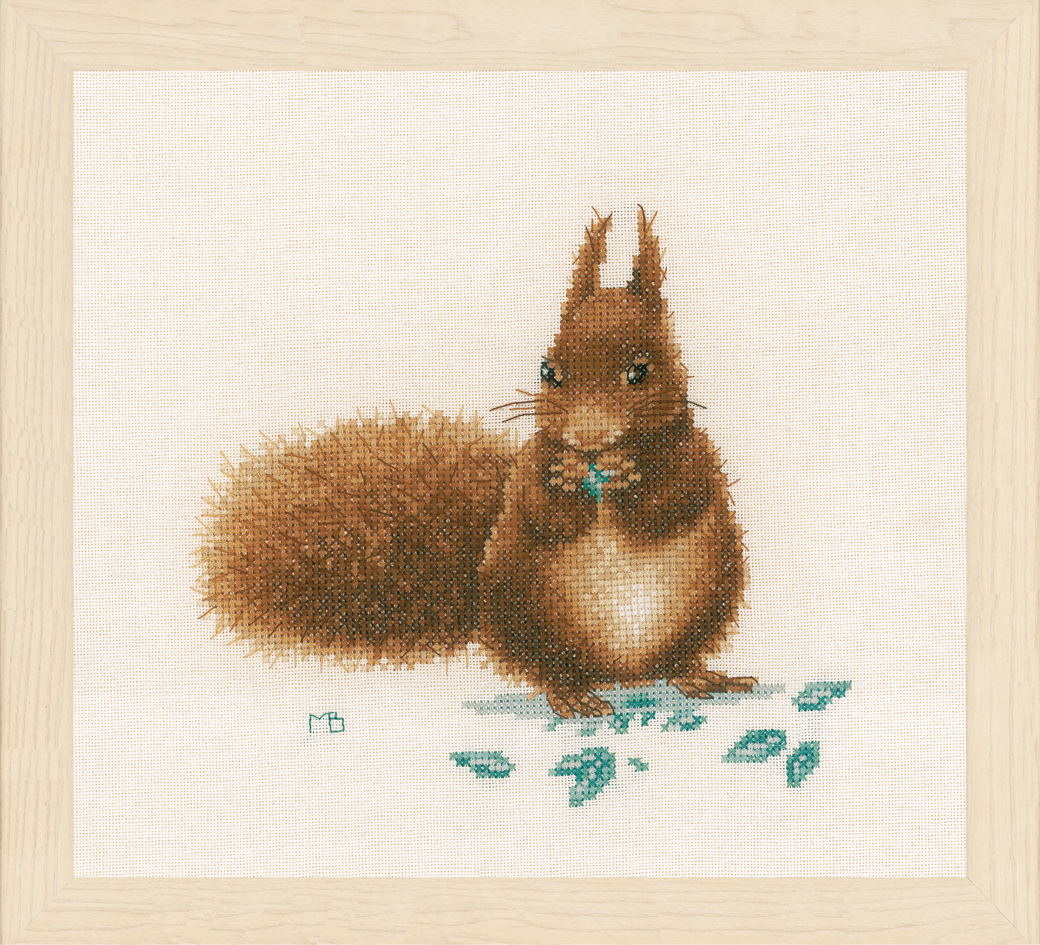 Lanarte Z�hlte Kreuzstich-Kit: Eichh�rnchen (Evenweave) - Bild 1 von 1