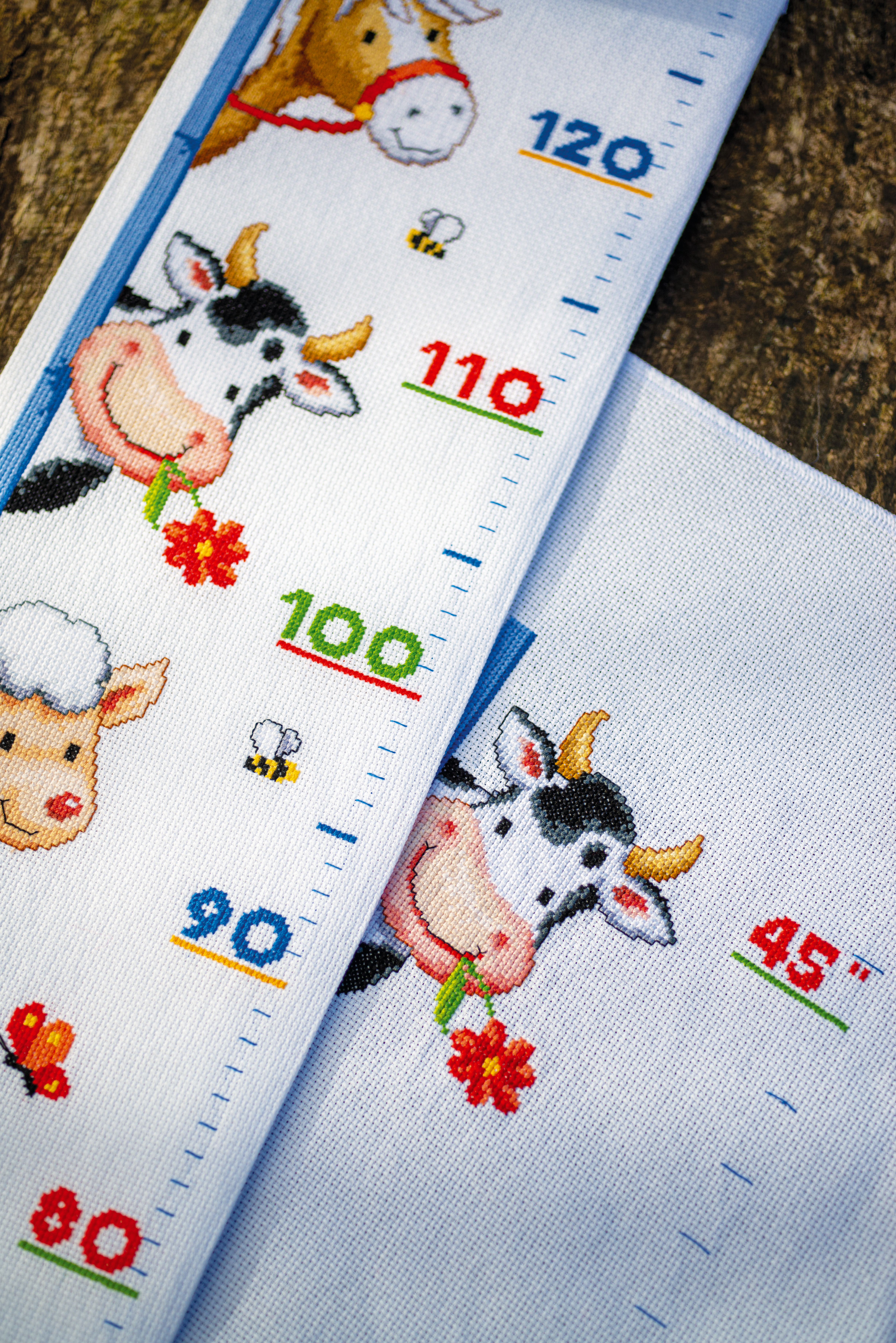 Vervaco Counted Cross Stitch Kit: Farm Animals - Picture 2 of 2