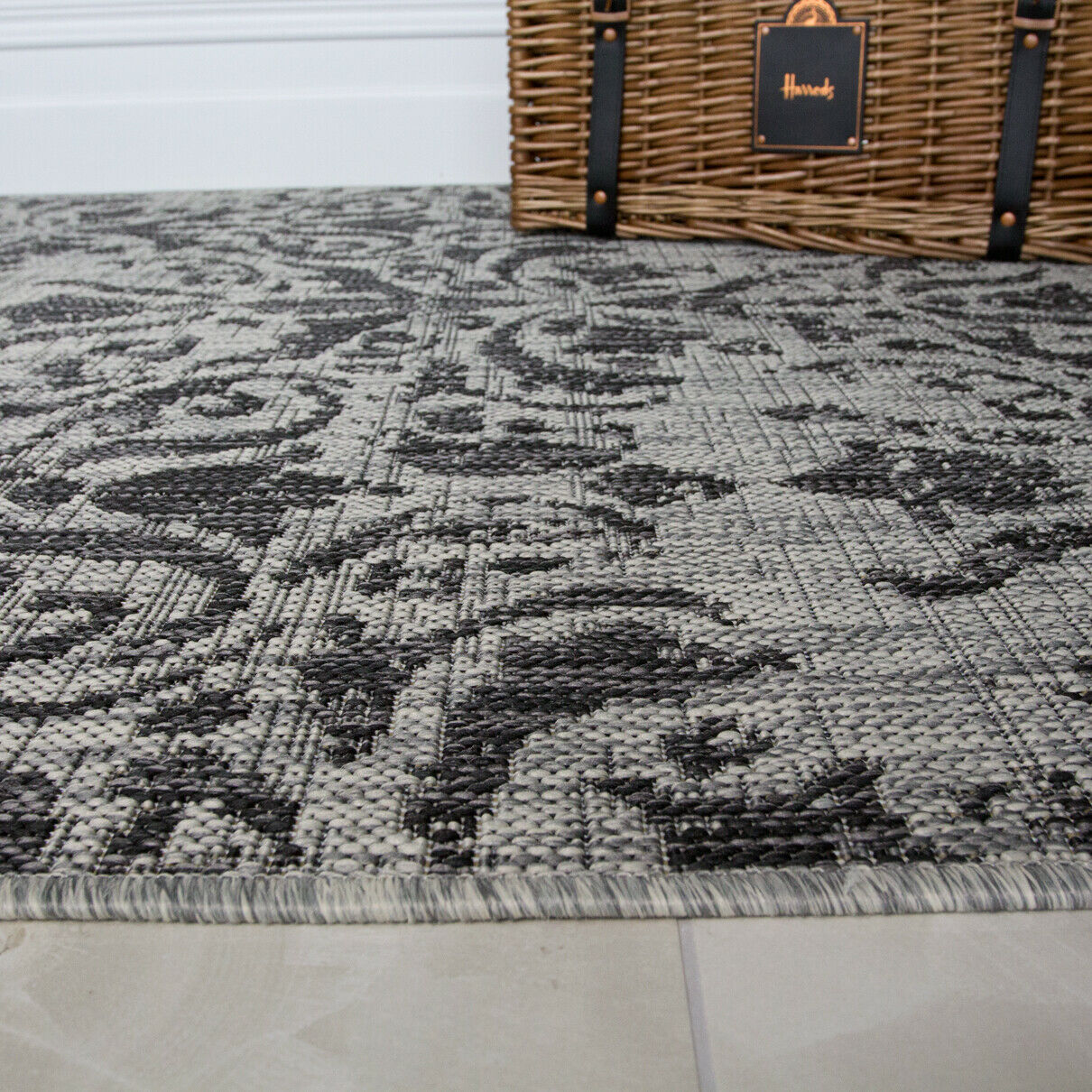 CHEAP Non Slip Machine Washable Mats Marl Grey KITCHEN UTILITY ROOM Mats Rugs eBay