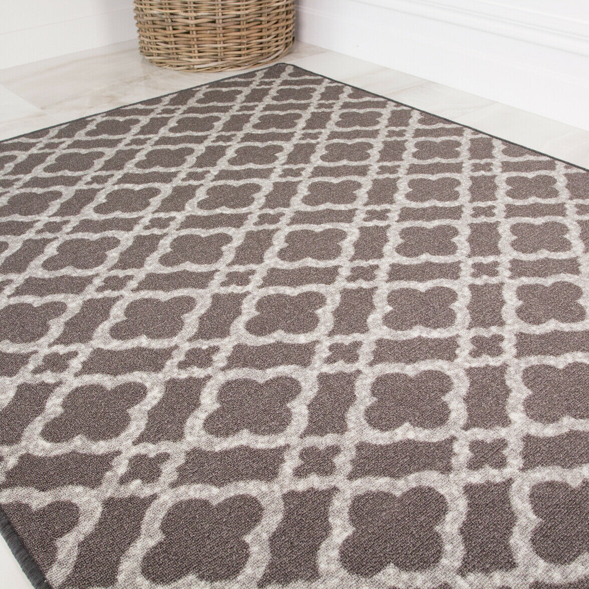 CHEAP Non Slip Machine Washable Mats Marl Grey KITCHEN UTILITY ROOM