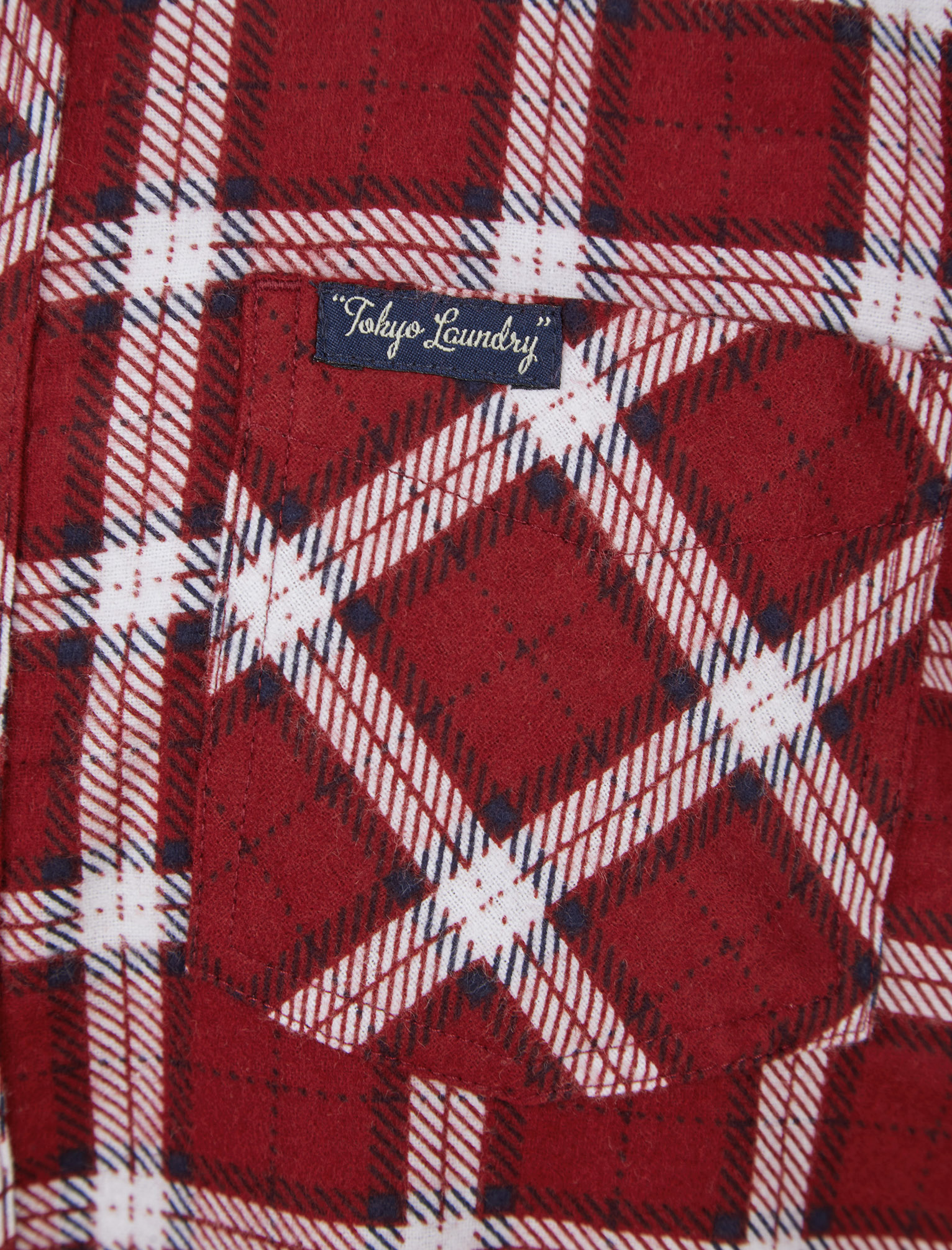 Tokyo Laundry Men's Shirt Check Checked Lumberjack 100% Cotton Flannel ...
