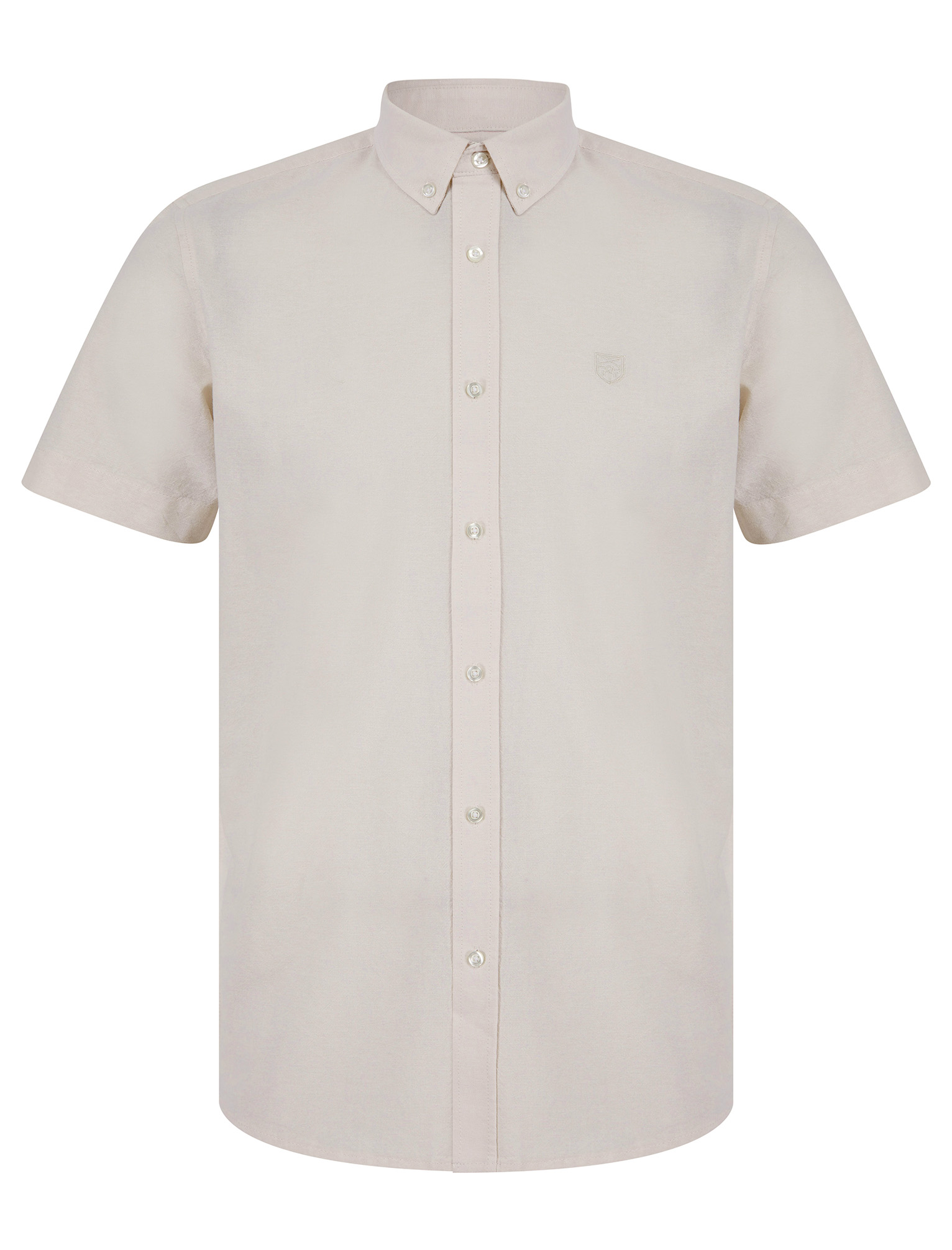 Men's Short Sleeve Shirt 100% Cotton Plain Summer Work Office Button Down Collar - Picture 11 of 13