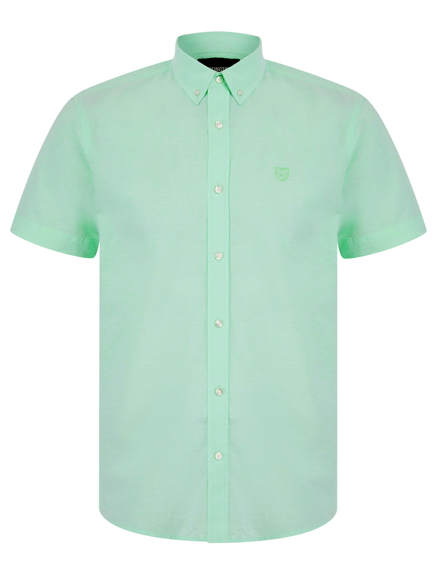 Men's Short Sleeve Shirt 100% Cotton Plain Summer Work Office Button Down Collar - Picture 8 of 13