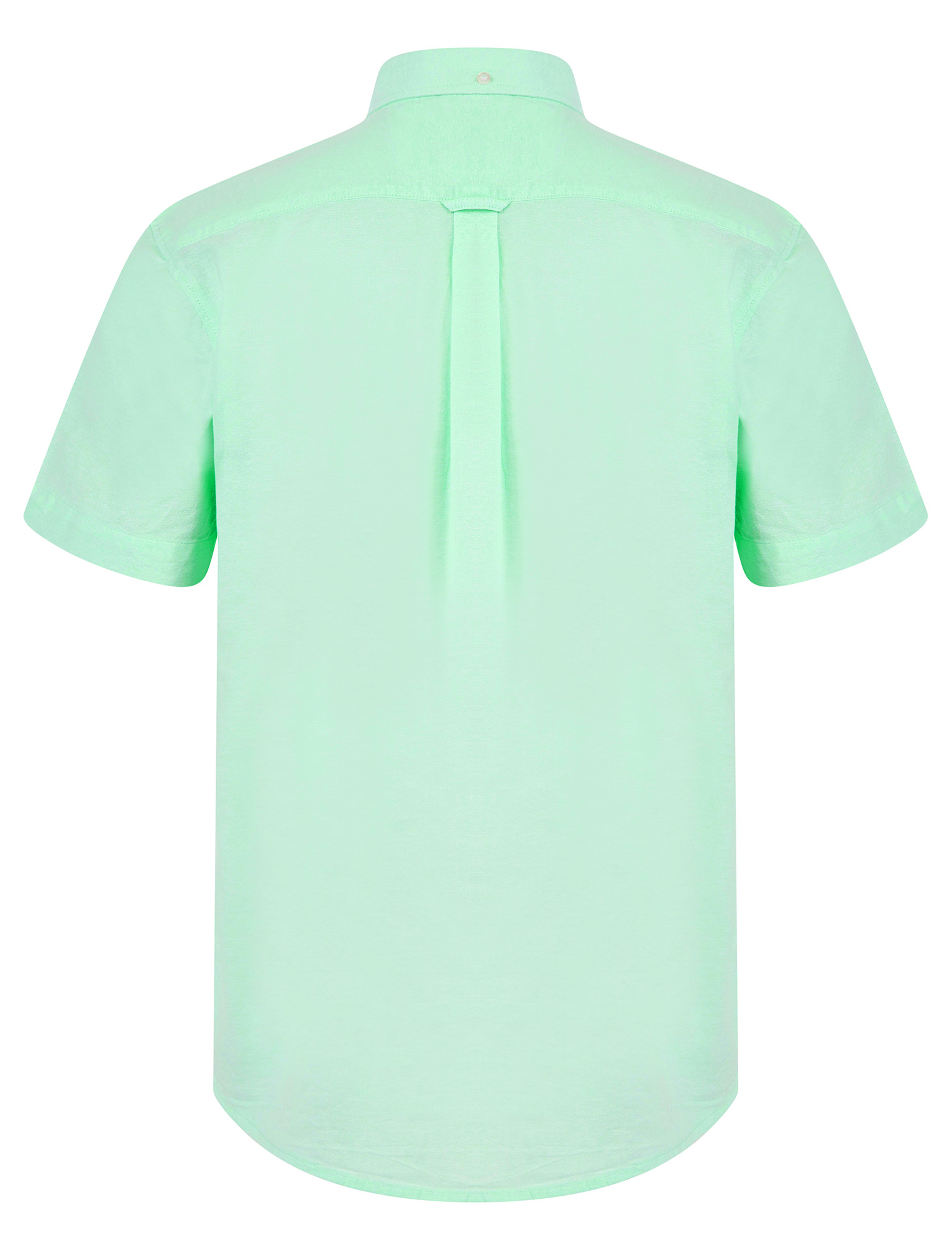 Men's Short Sleeve Shirt 100% Cotton Plain Summer Work Office Button Down Collar - Picture 9 of 13