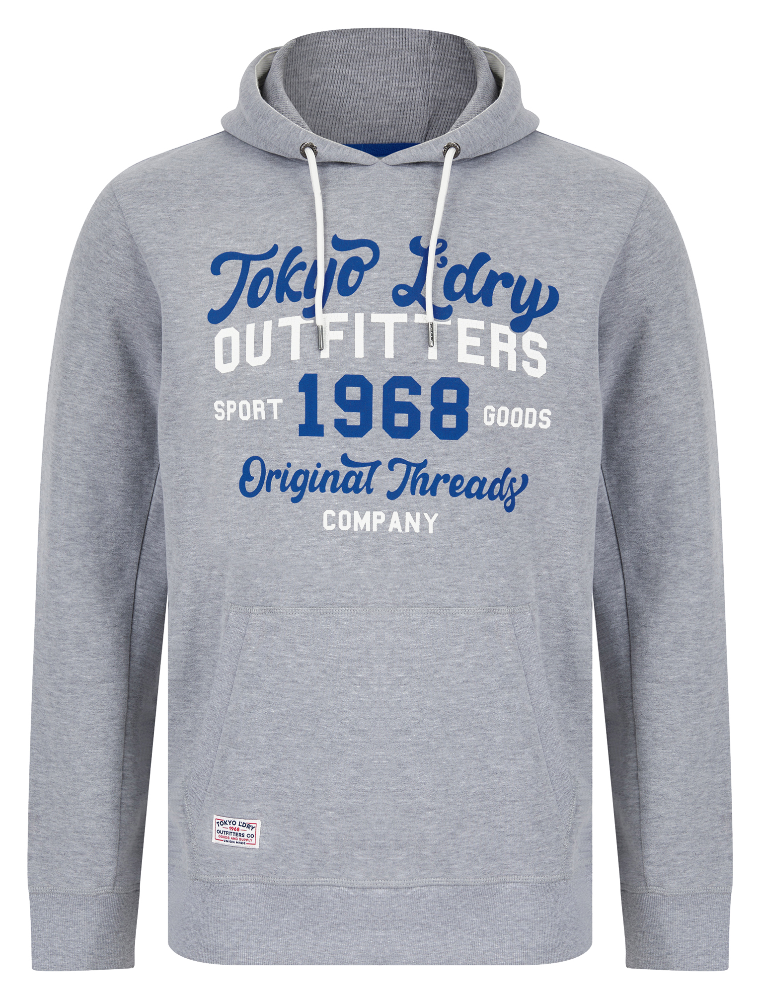 Tokyo Laundry Men's Hoodie Retro Graphic Print Hoody Pullover Hooded Top Sweater - Picture 2 of 13