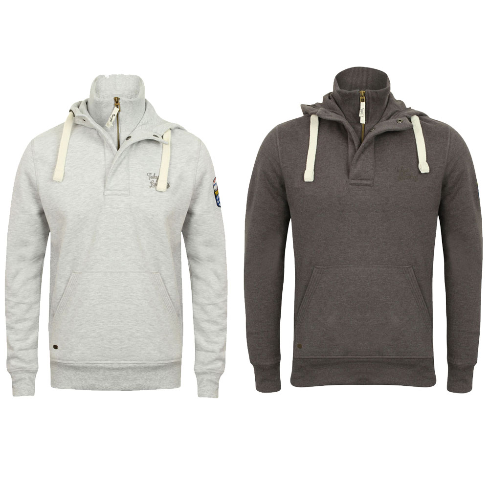 funnel neck fleece mens