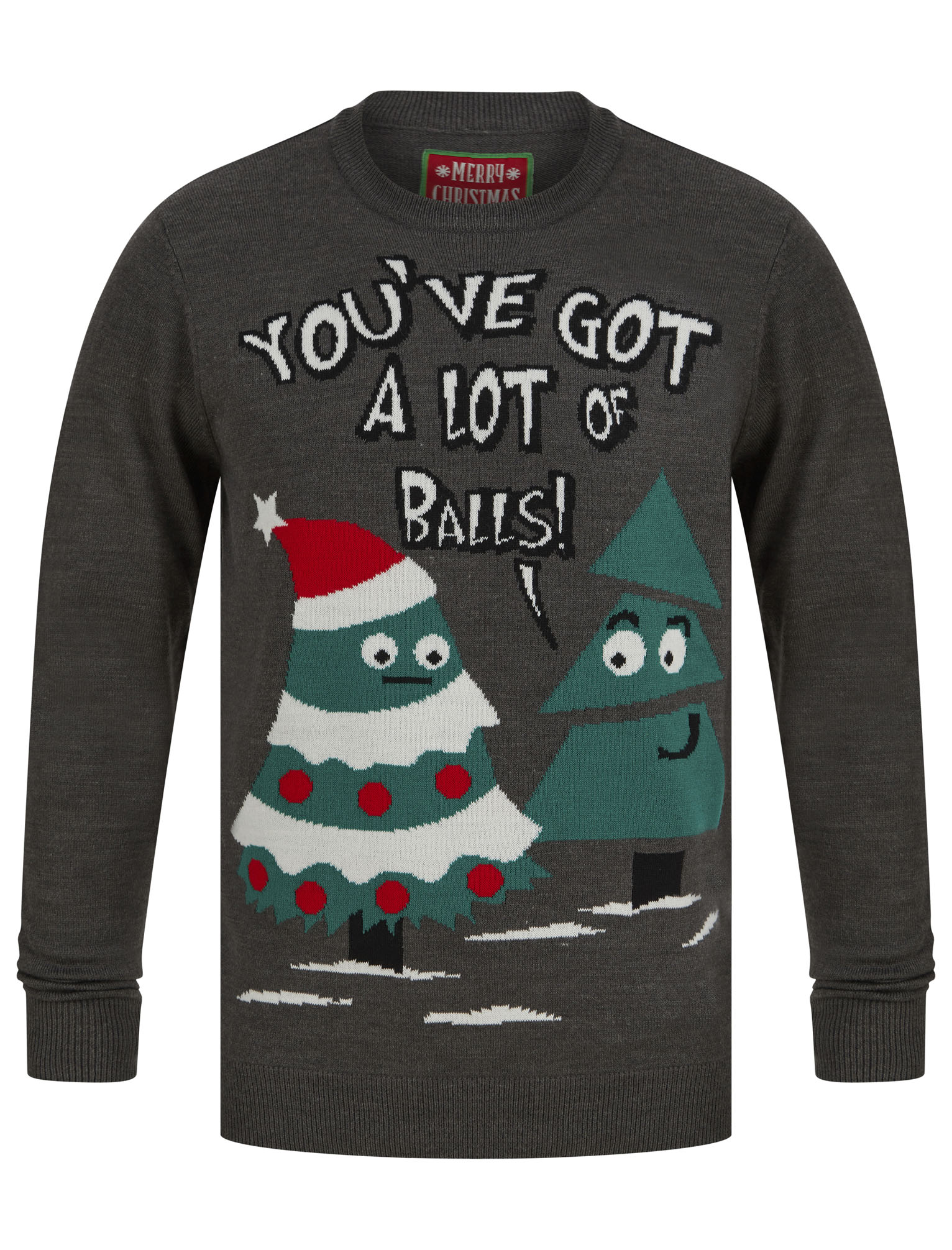Mens Christmas Jumper Funny Novelty Xmas Pullover Sweater Knitted Santa 