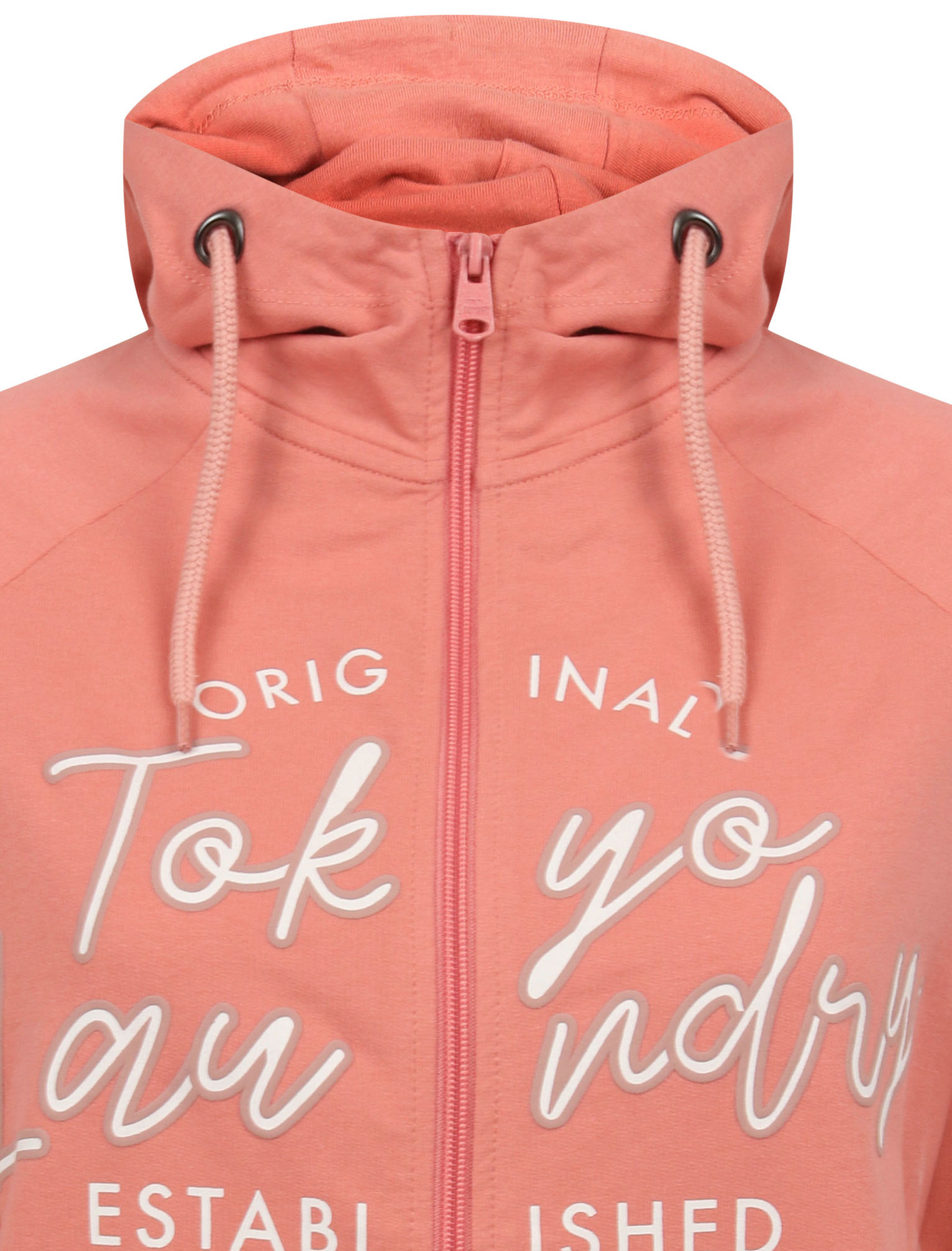 Tokyo Laundry Womens Forna Zip Up Hooded Top Hoody Hoodie