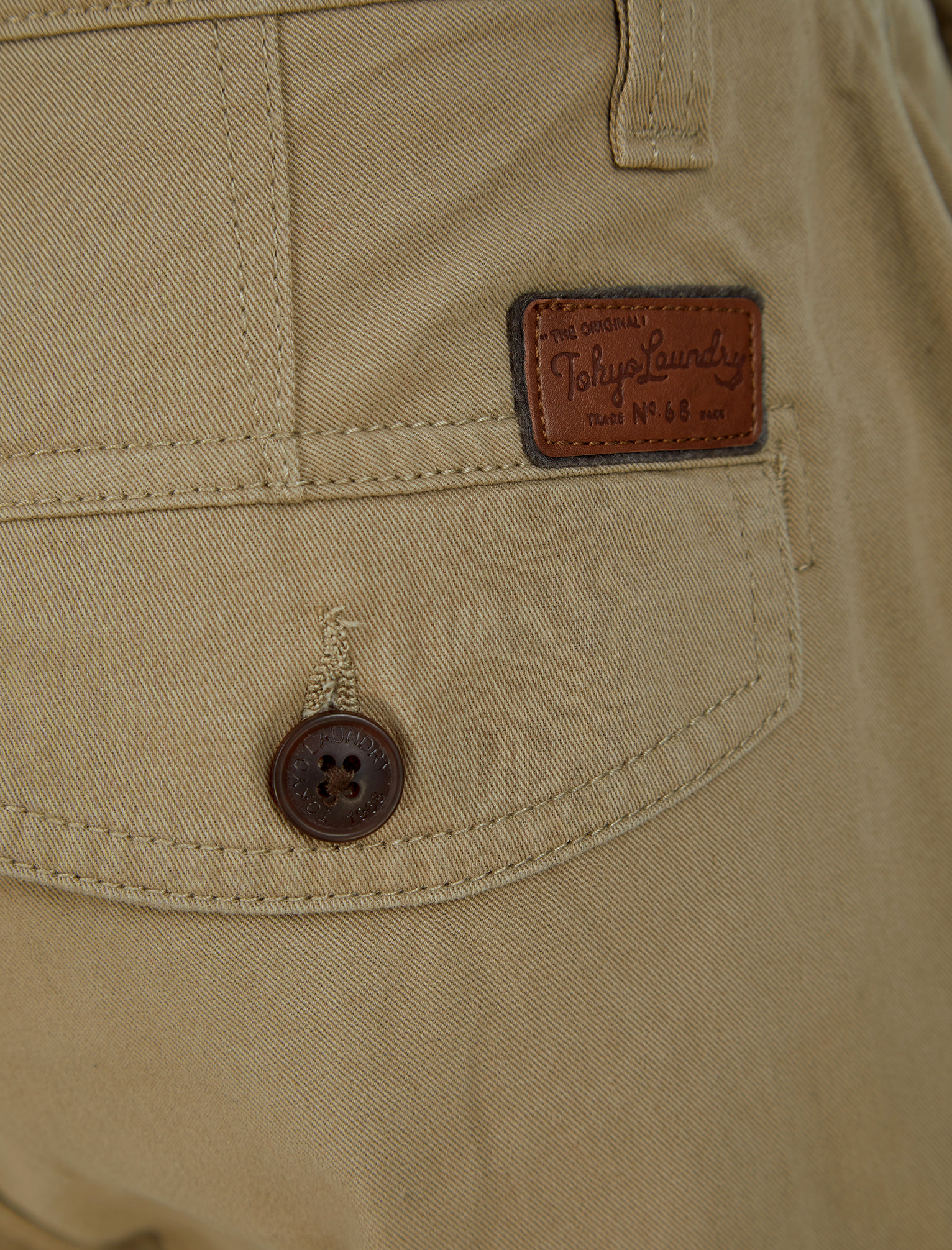 Tokyo Laundry Cargo Shorts Men's Cotton Twill Multi Pocket Combat Utility Work - Picture 11 of 19