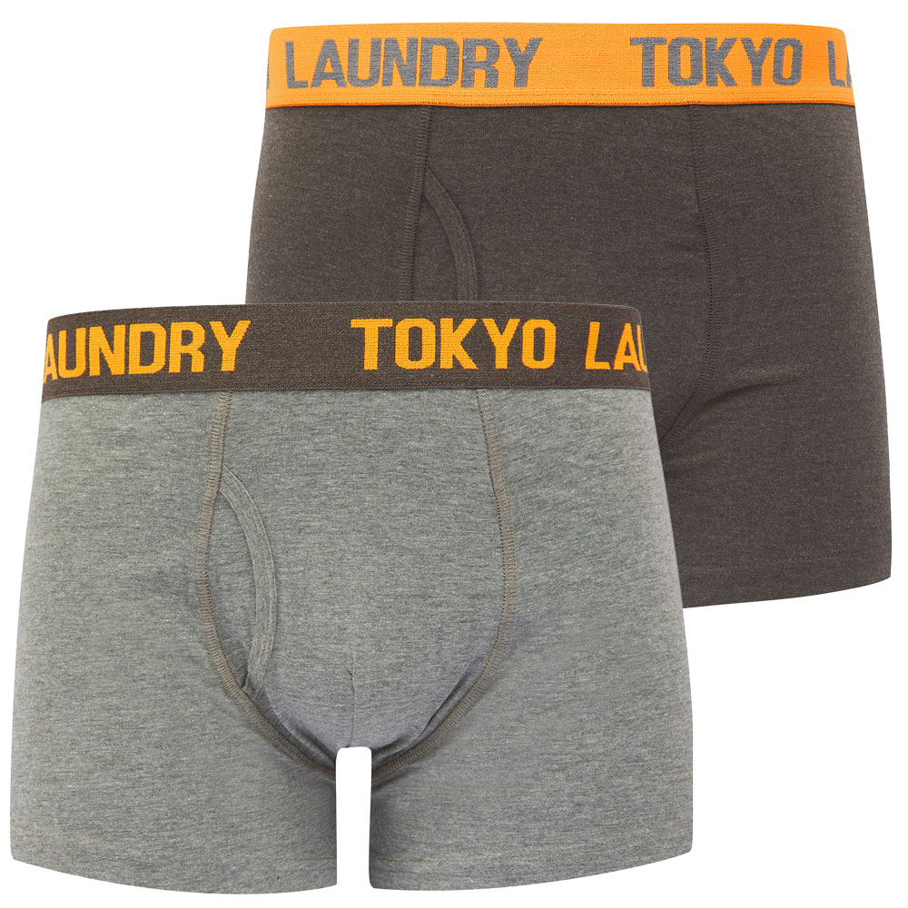 Tokyo Laundry Boxer Shorts Men's 2 Pack Stretch Cotton Boxers Elastic Underwear - Picture 7 of 16