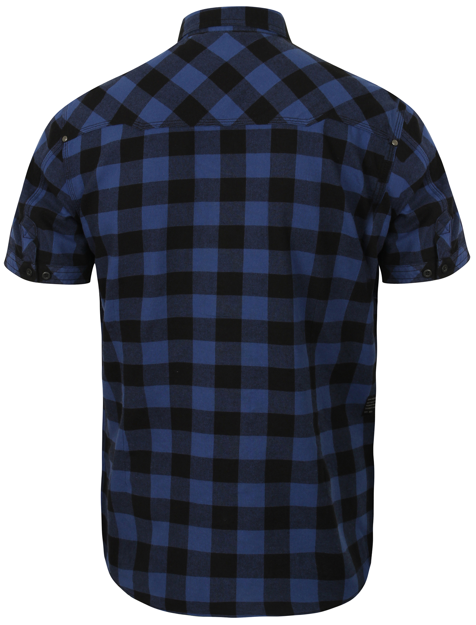 New Mens Dissident Pedroza Buffalo Checked Short Sleeve Shirt Top Size S-XXL