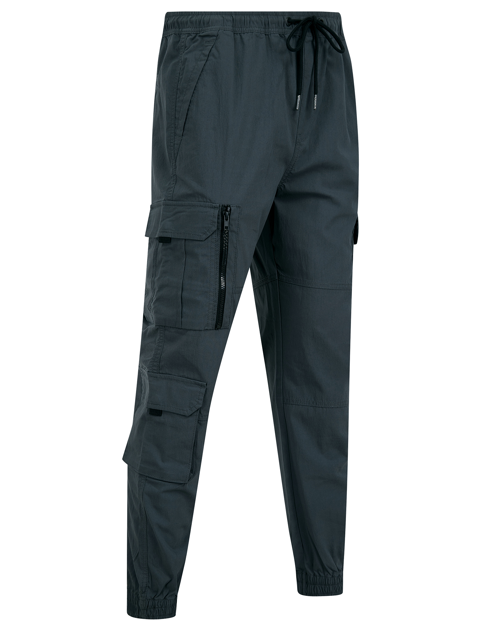 Tokyo Laundry Cargo Trousers Mens Stretch Cotton Elastic Waist Combat Work Pants