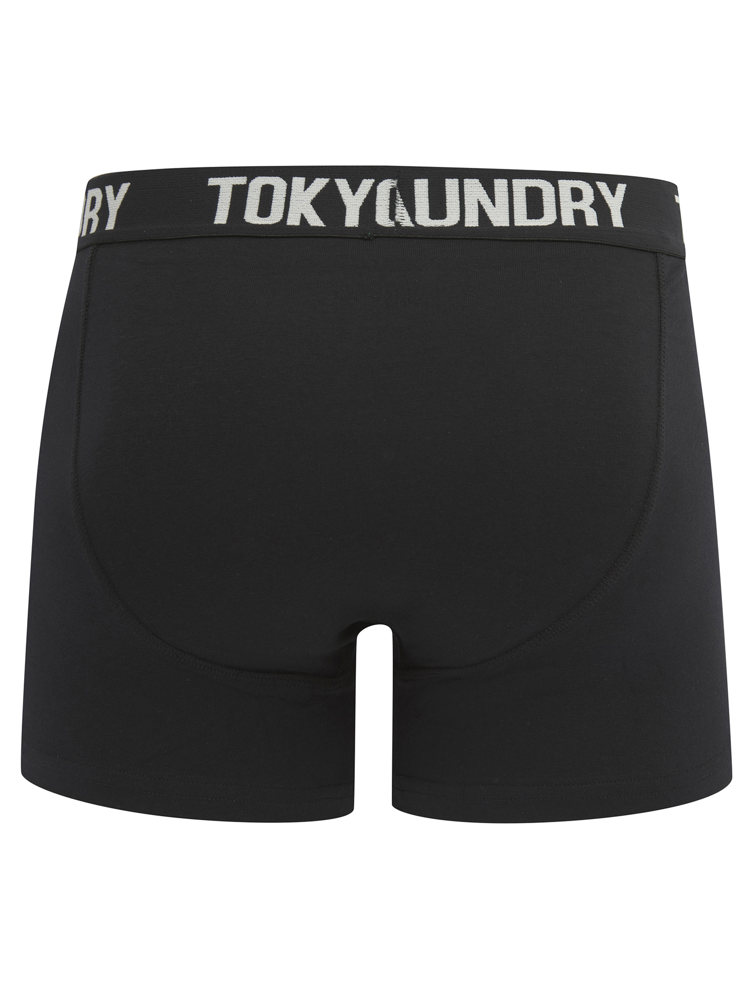Tokyo Laundry Boxer Shorts Men's 2 Pack Black Stretch Cotton Underwear Boxers - Picture 6 of 16