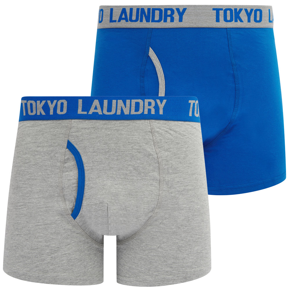 Tokyo Laundry Boxer Shorts Men's 2 Pack Boxers Elastic Underwear Stretch Cotton - Picture 7 of 16