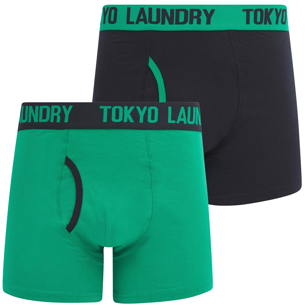 Tokyo Laundry Boxer Shorts Men's 2 Pack Boxers Elastic Underwear Stretch Cotton - Picture 12 of 16