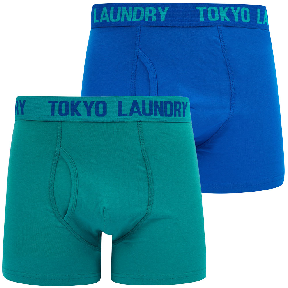 Tokyo Laundry Boxer Shorts Men's 2 Pack Stretch Cotton Underwear Boxers Elastic - Picture 12 of 16