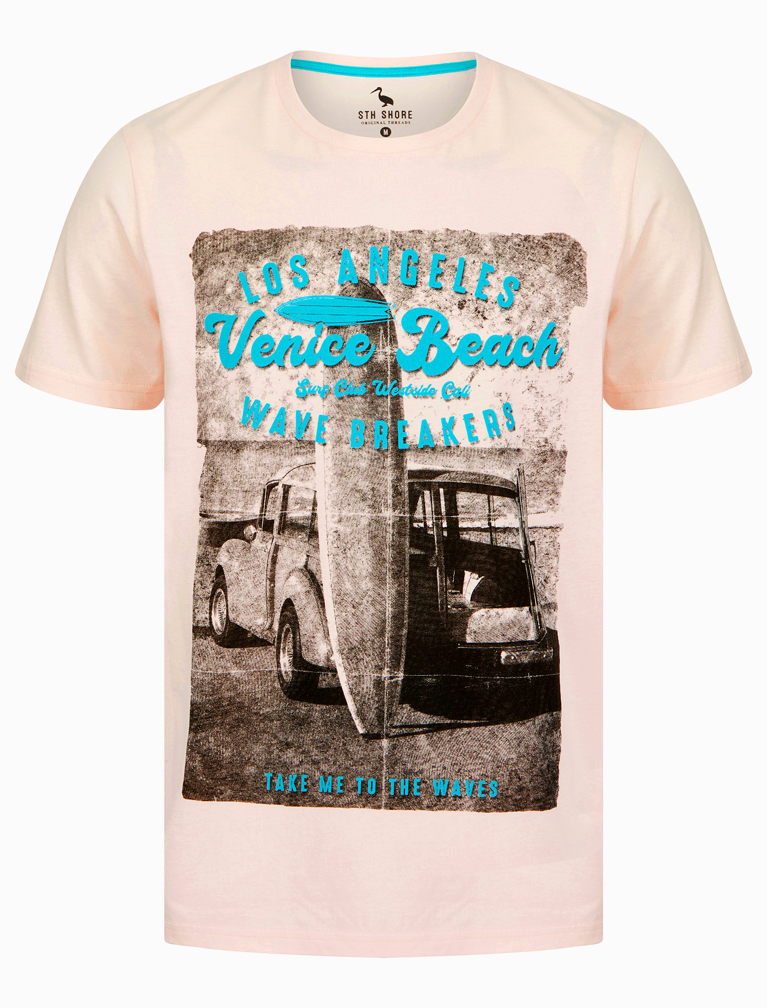 Men's Cotton T-Shirt Vintage Retro Printed Surf Beach Summer Holiday Tee Top - Picture 83 of 100