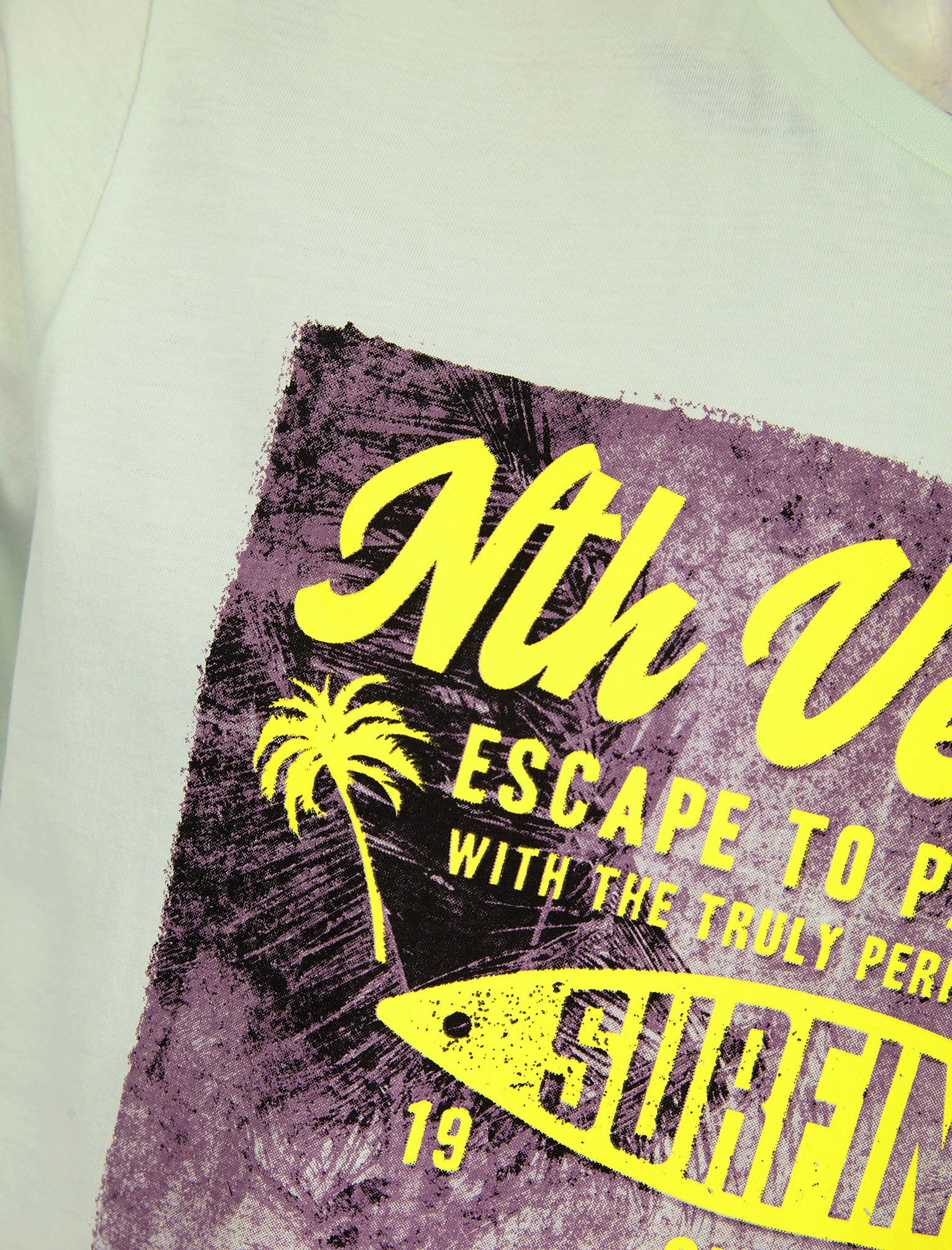 Men's Cotton T-Shirt Vintage Retro Printed Surf Beach Summer Holiday Tee Top - Picture 79 of 100