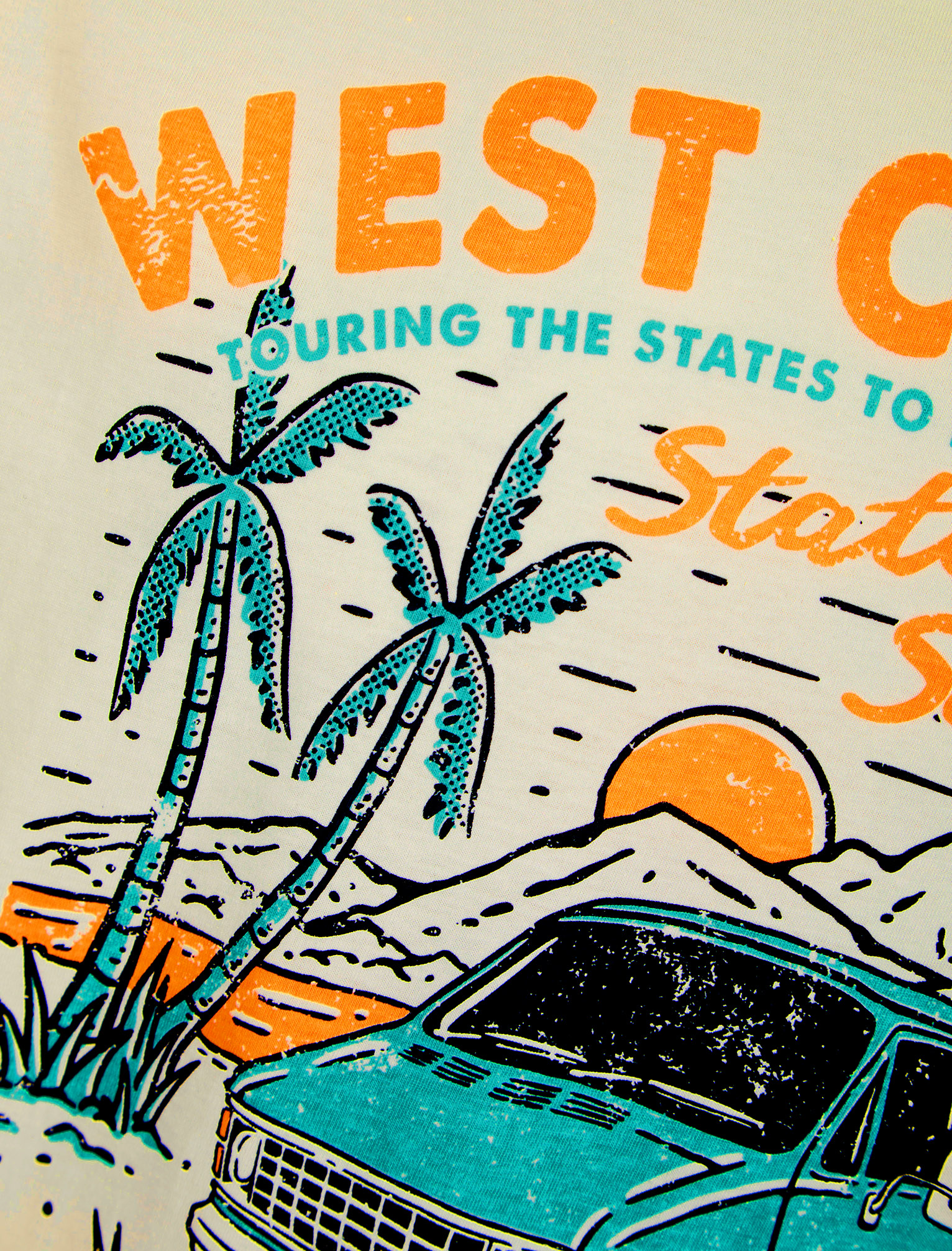 Men's Cotton T-Shirt Vintage Retro Printed Surf Beach Summer Holiday Tee Top - Picture 70 of 100
