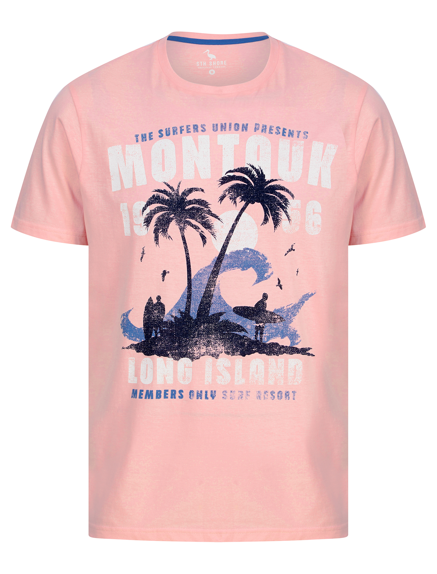 Men's Cotton T-Shirt Vintage Retro Printed Surf Beach Summer Holiday Tee Top - Picture 29 of 100