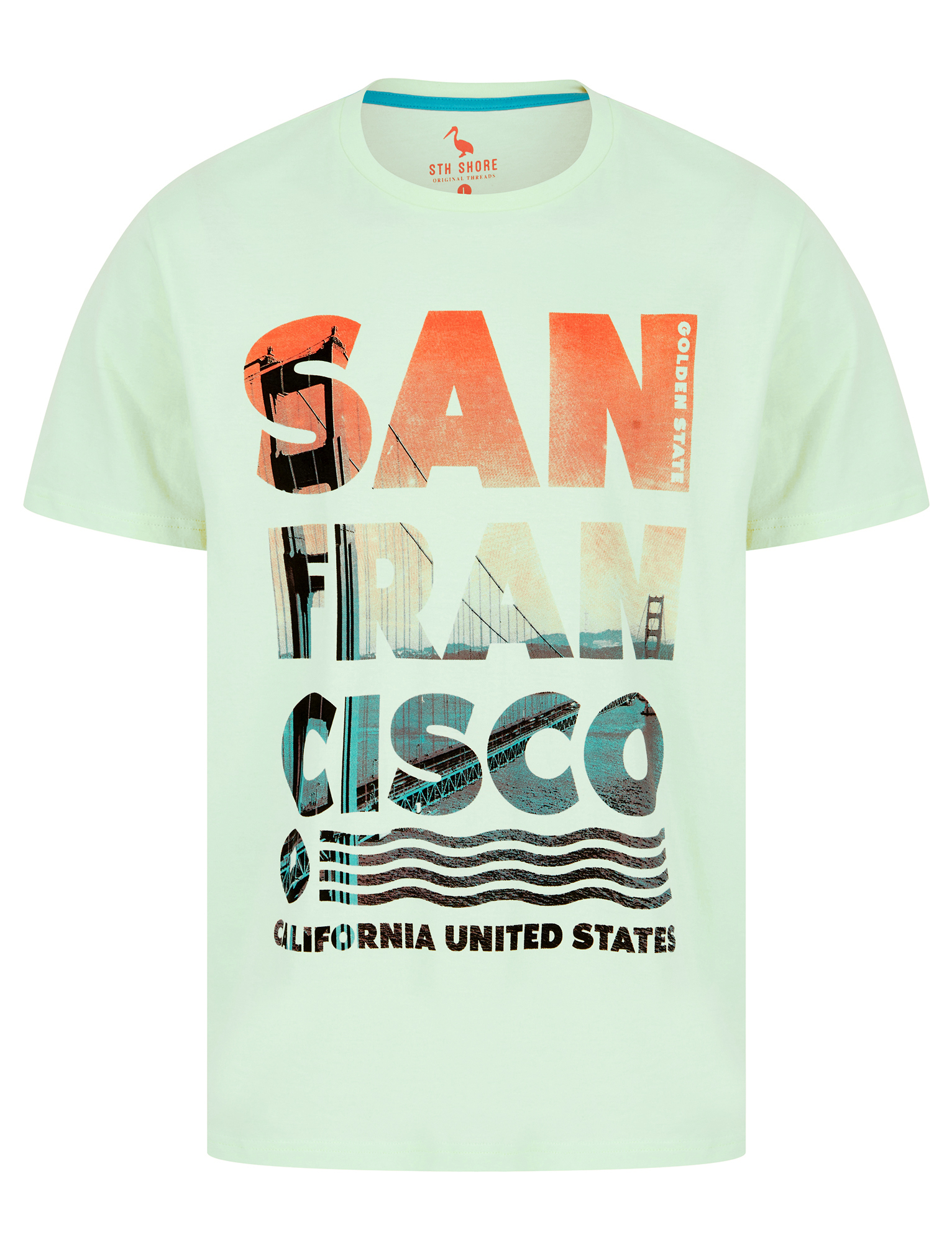 Men's Cotton T-Shirt Vintage Retro Printed Surf Beach Summer Holiday Tee Top - Picture 35 of 100