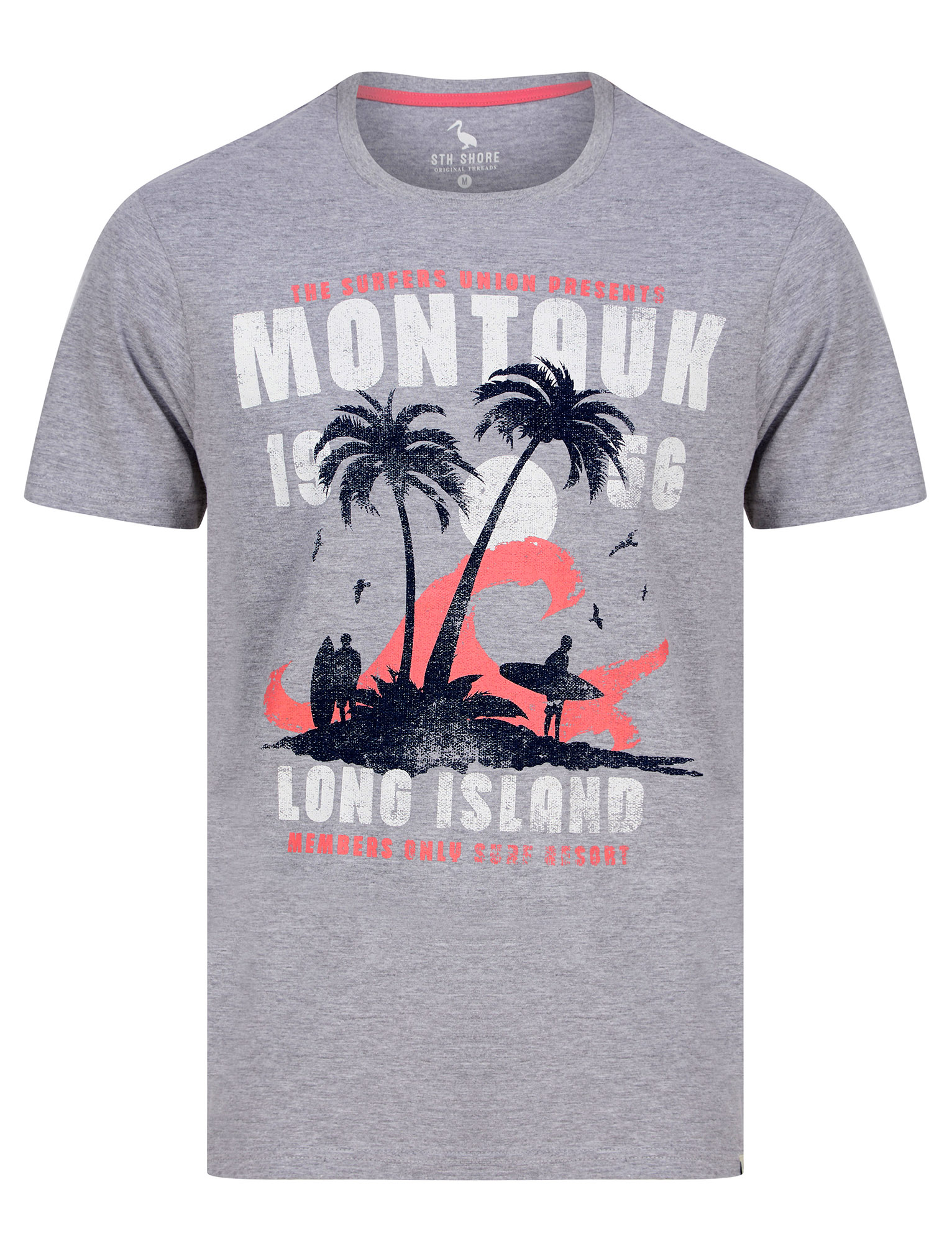 Men's Cotton T-Shirt Vintage Retro Printed Surf Beach Summer Holiday Tee Top - Picture 26 of 100