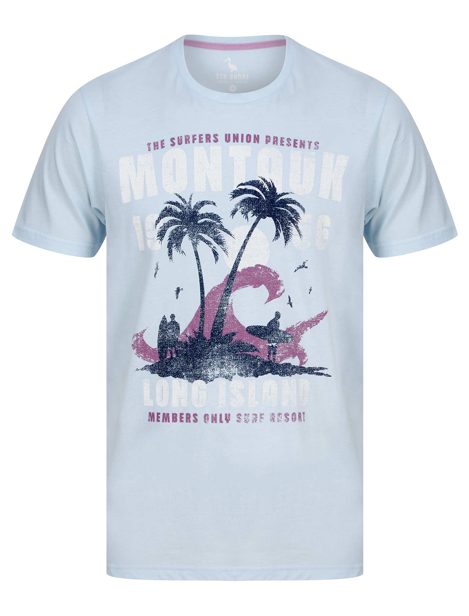 Men's Cotton T-Shirt Vintage Retro Printed Surf Beach Summer Holiday Tee Top - Picture 23 of 100