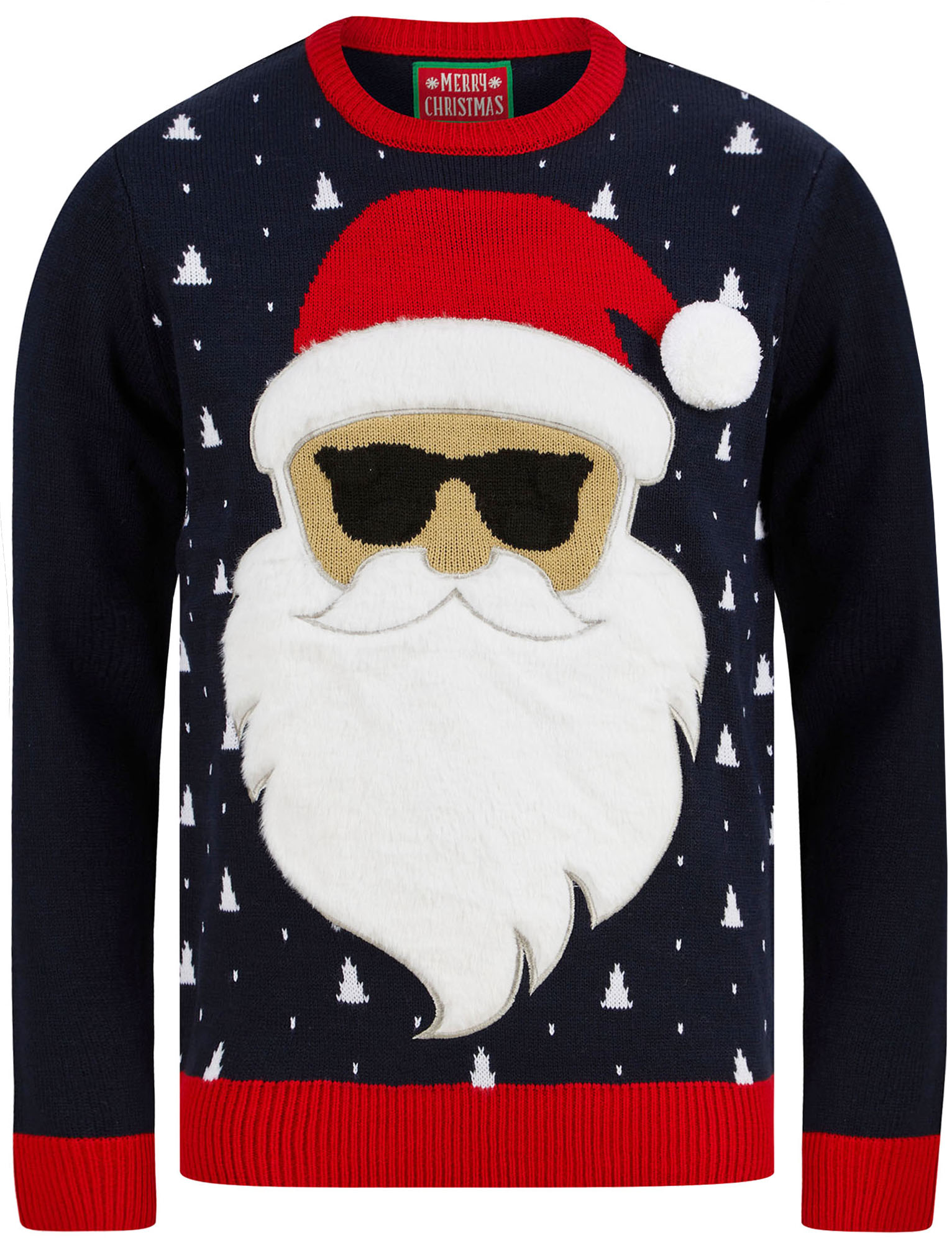 New Men's ABC LIGHT MERRY CHRISTMAS THE UPSIDE DOWN  XMAS Knitted Jumper Sweater 