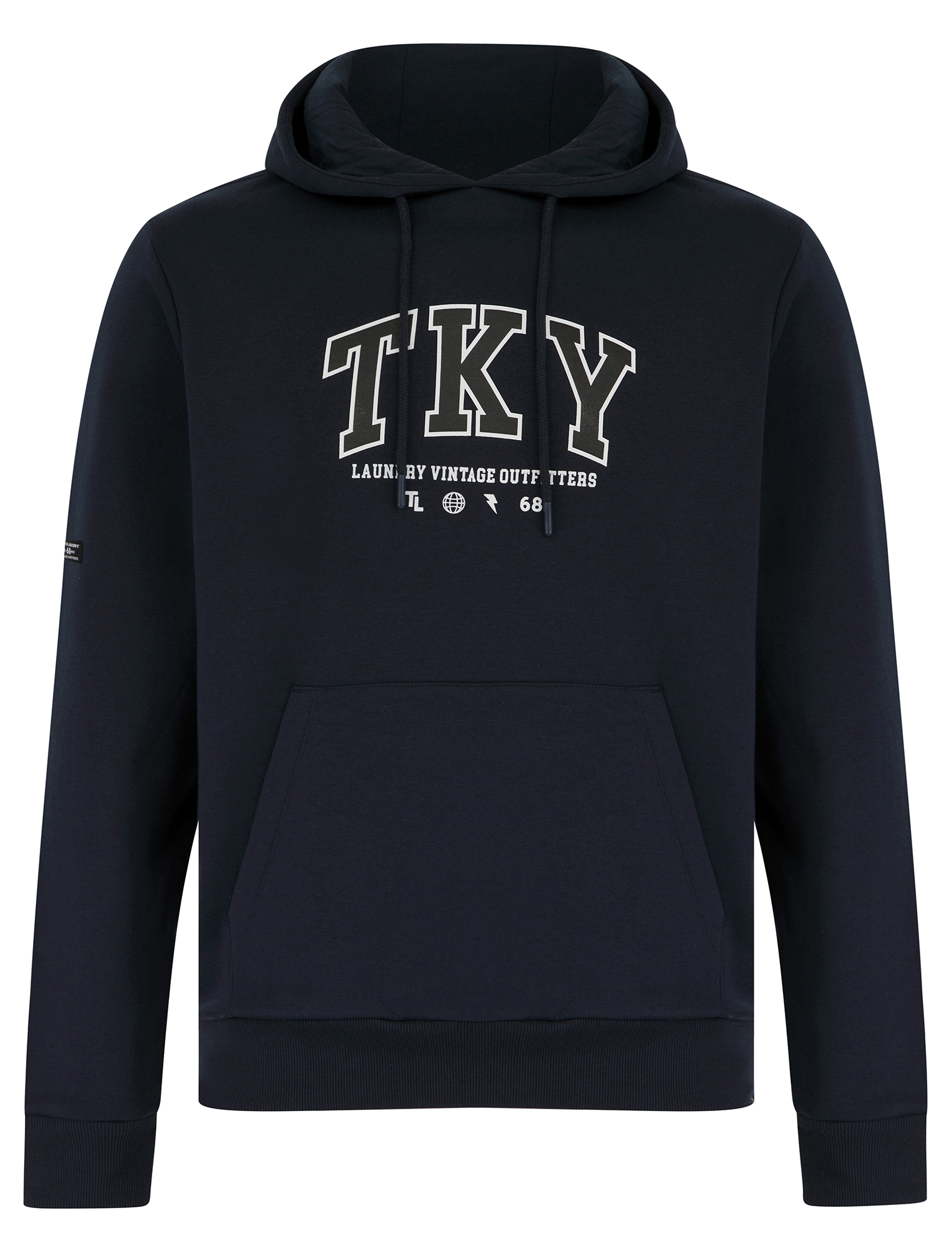 Tokyo Laundry Hooded Sweatshirt Graphic Print Pullover Hoodie Hoody Sweater Top - Picture 8 of 10
