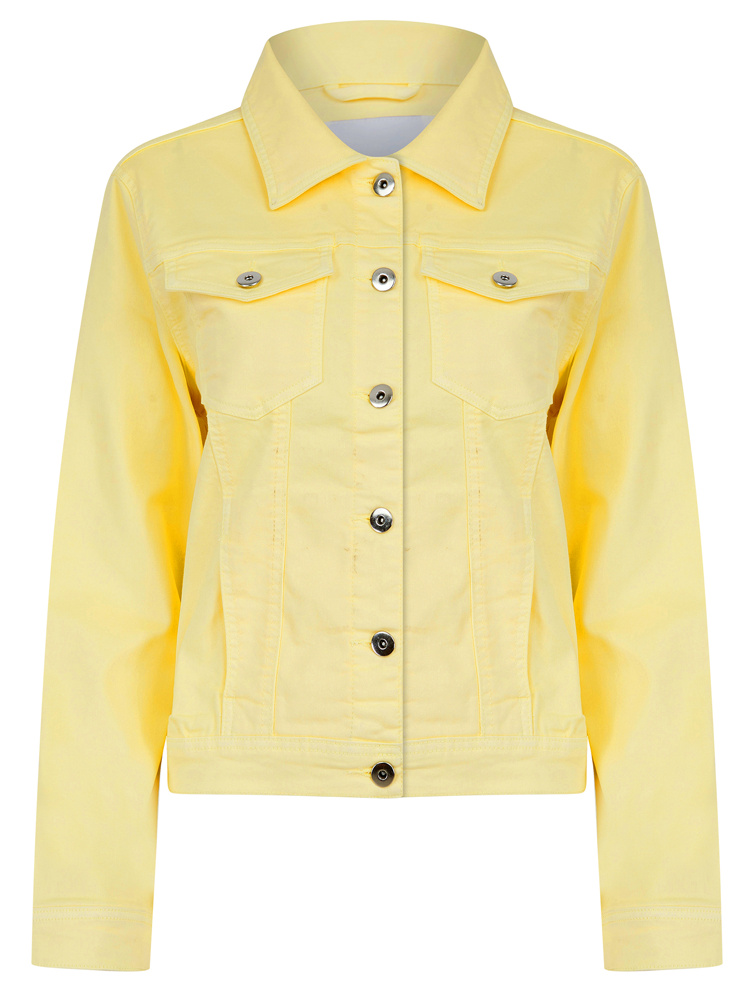 Women's Denim Jacket Lightweight Stretch Cotton Summer Bright Colour Pastel Coat - Picture 50 of 61