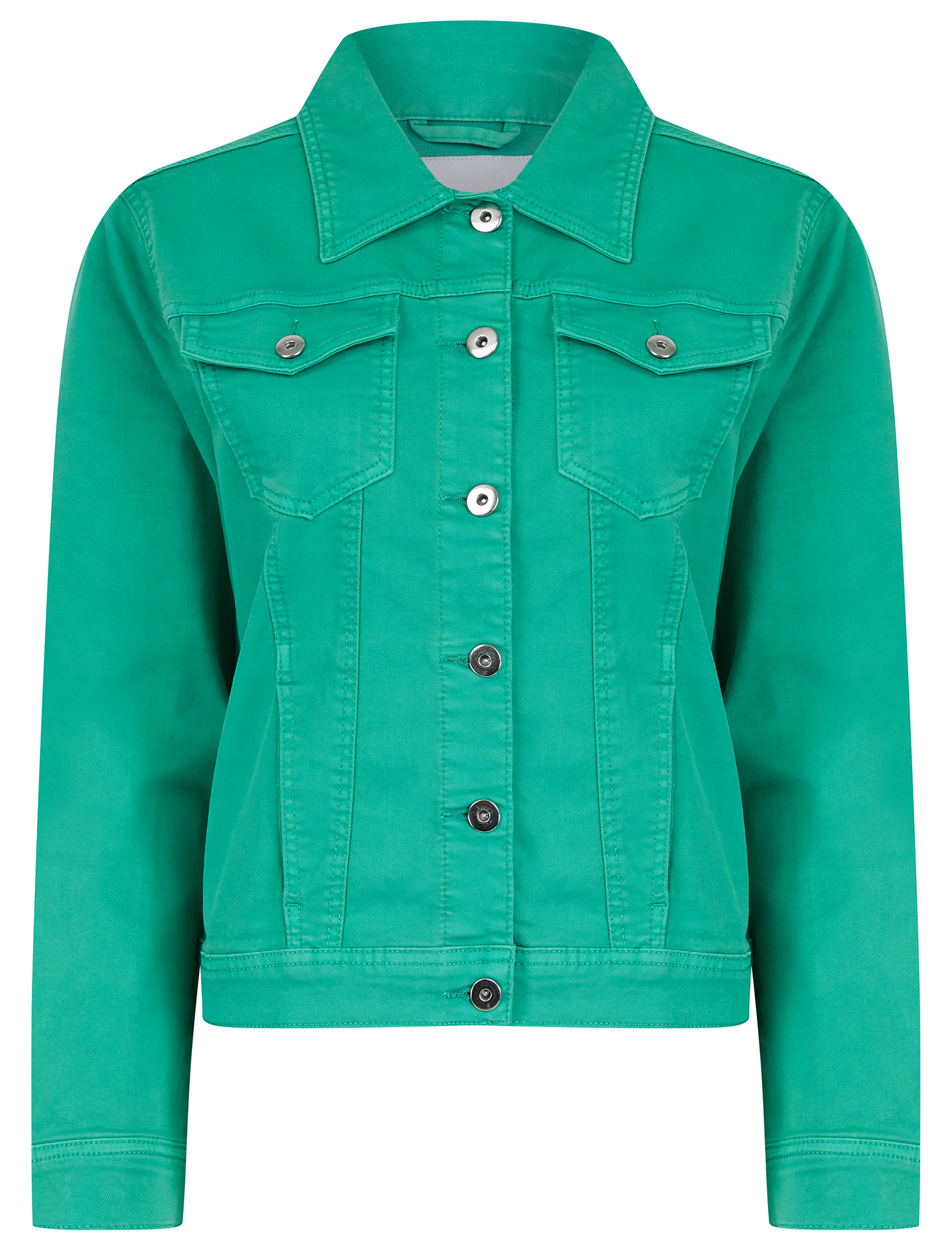 Women's Denim Jacket Lightweight Stretch Cotton Summer Bright Colour Pastel Coat - Picture 53 of 61