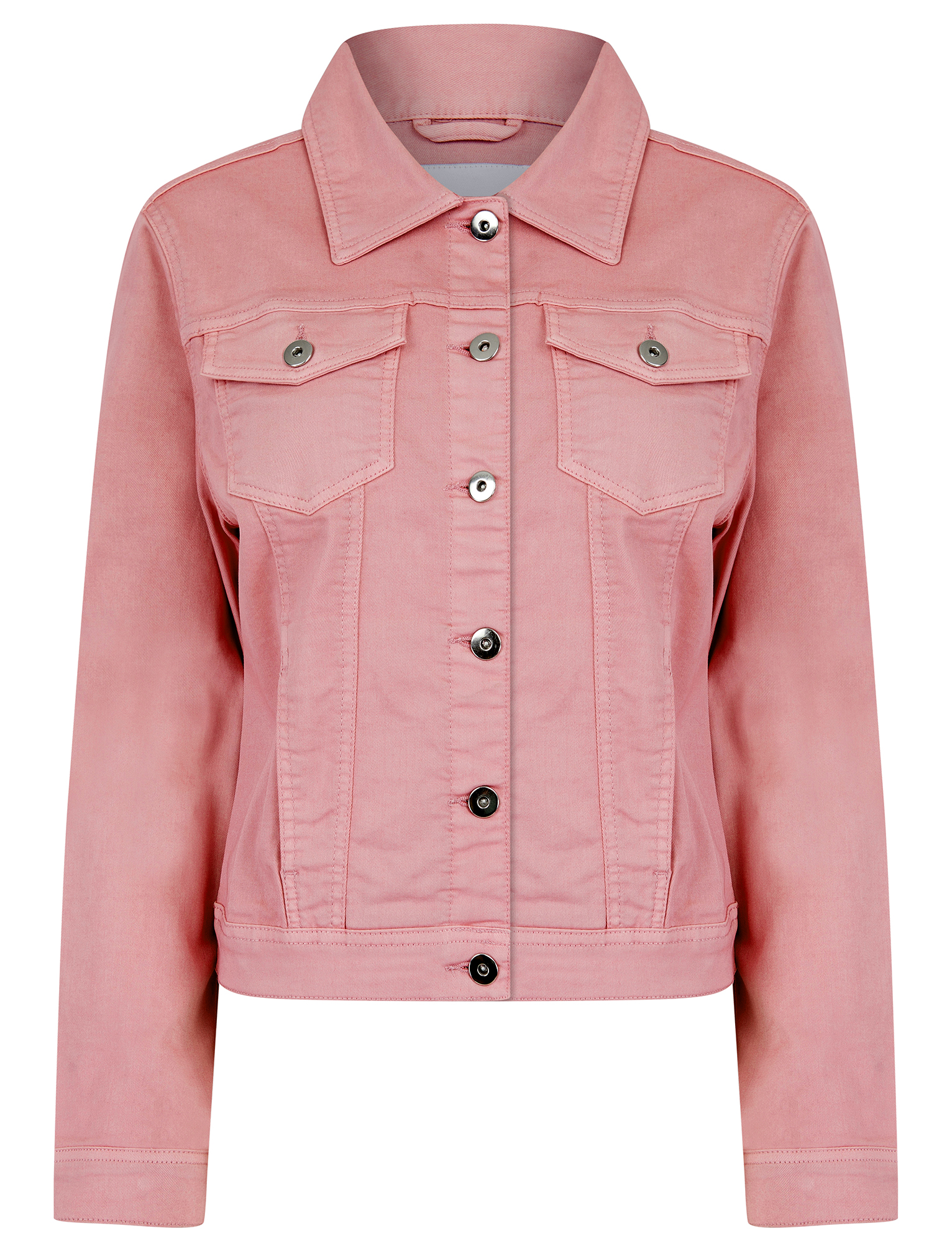 Women's Denim Jacket Lightweight Stretch Cotton Summer Bright Colour Pastel Coat - Picture 44 of 61