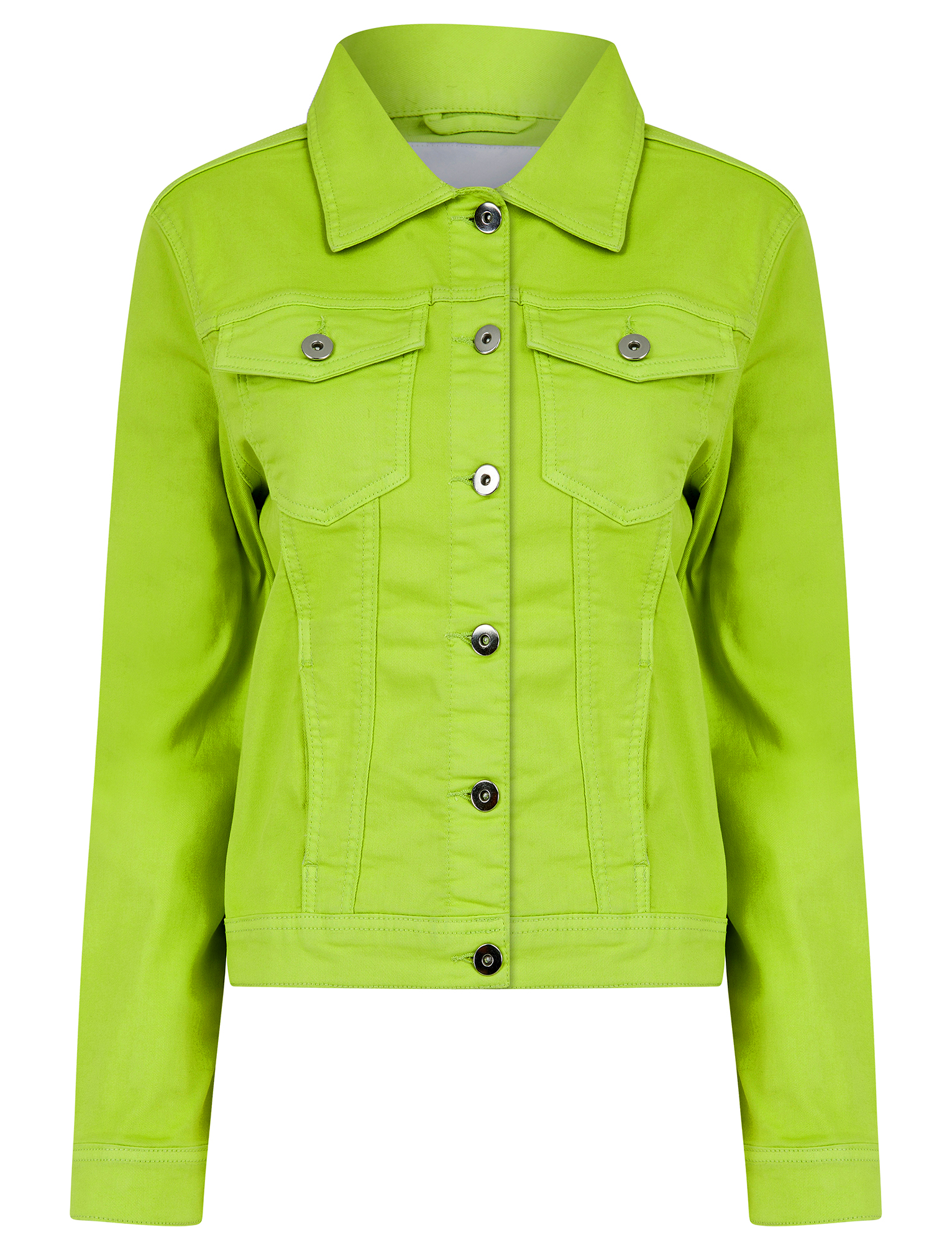 Women's Denim Jacket Lightweight Stretch Cotton Summer Bright Colour Pastel Coat - Picture 29 of 61