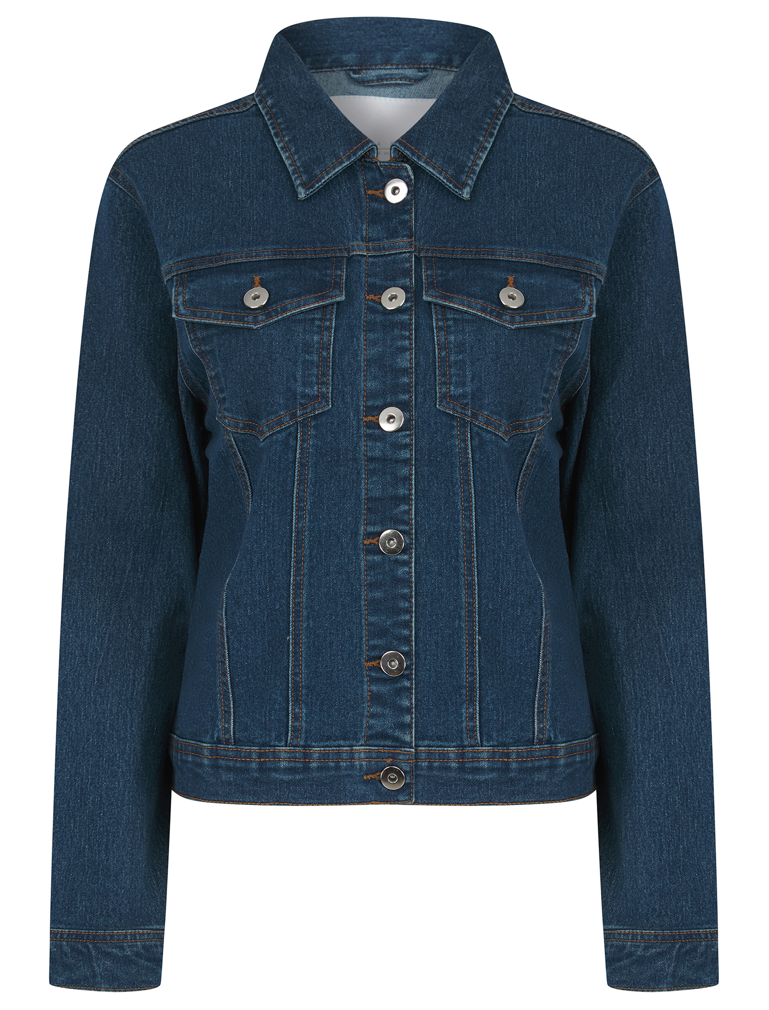 Women's Denim Jacket Lightweight Stretch Cotton Summer Bright Colour Pastel Coat - Picture 2 of 61