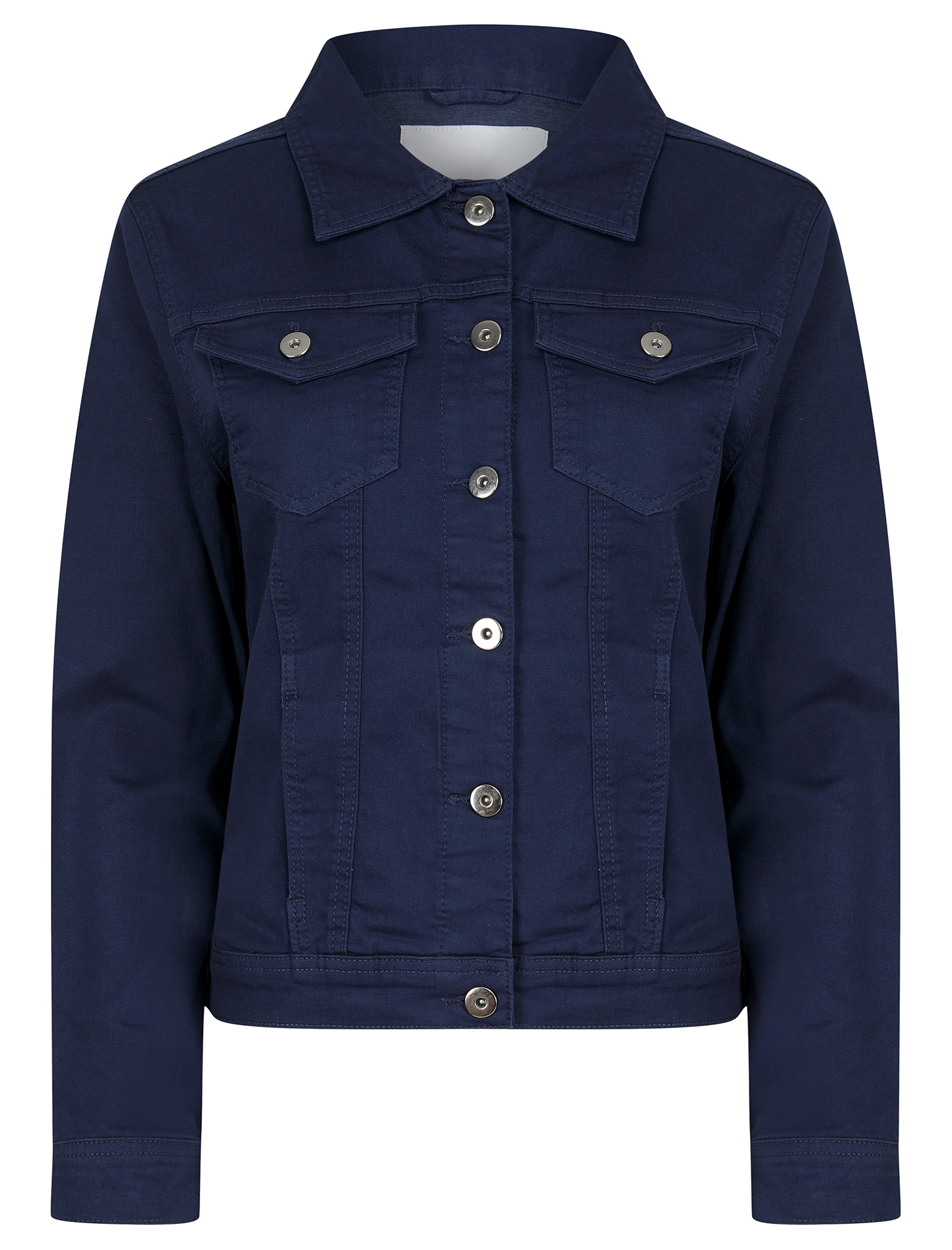 Women's Denim Jacket Lightweight Stretch Cotton Summer Bright Colour Pastel Coat