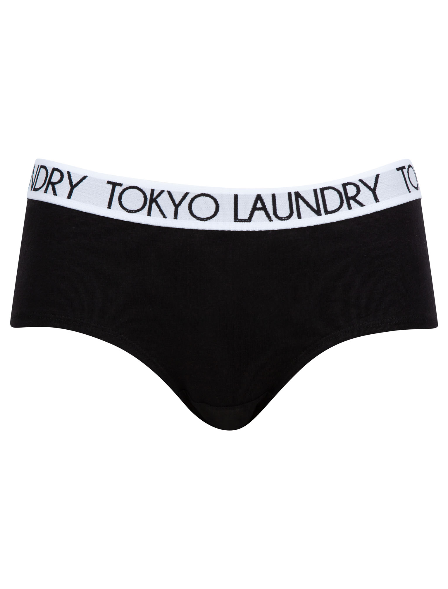 Tokyo Laundry Women's 3 Pack Cotton Stretch Briefs Thongs Knickers ...