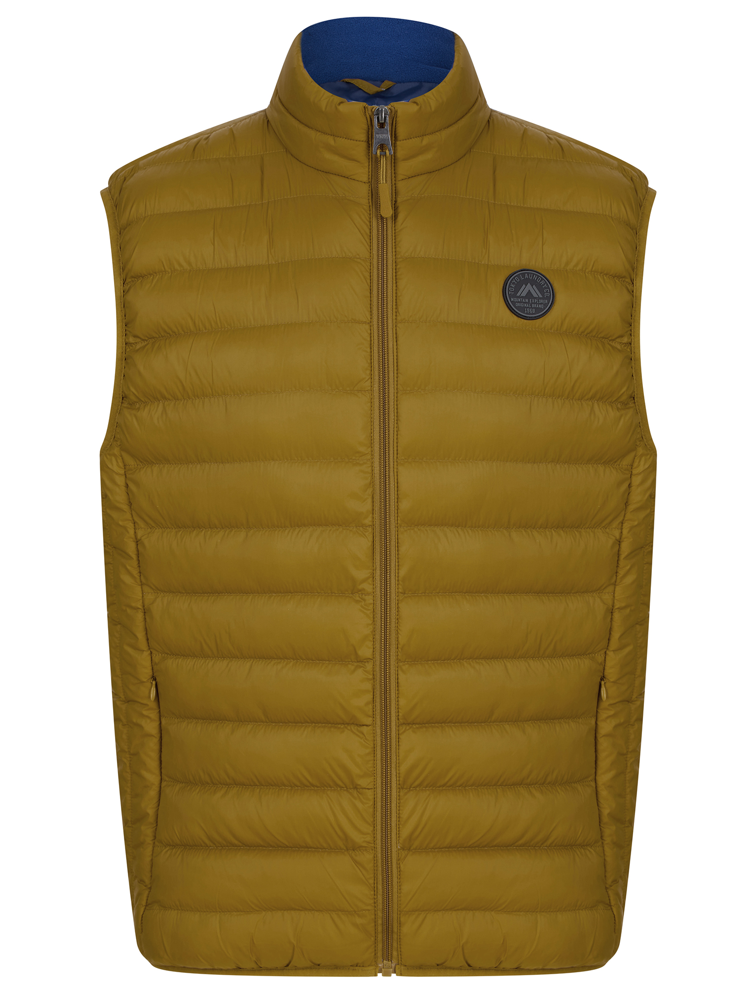 Tokyo Laundry Men's Gilet Quilted Puffer Body Warmer with Fleece Lined Collar RY11422