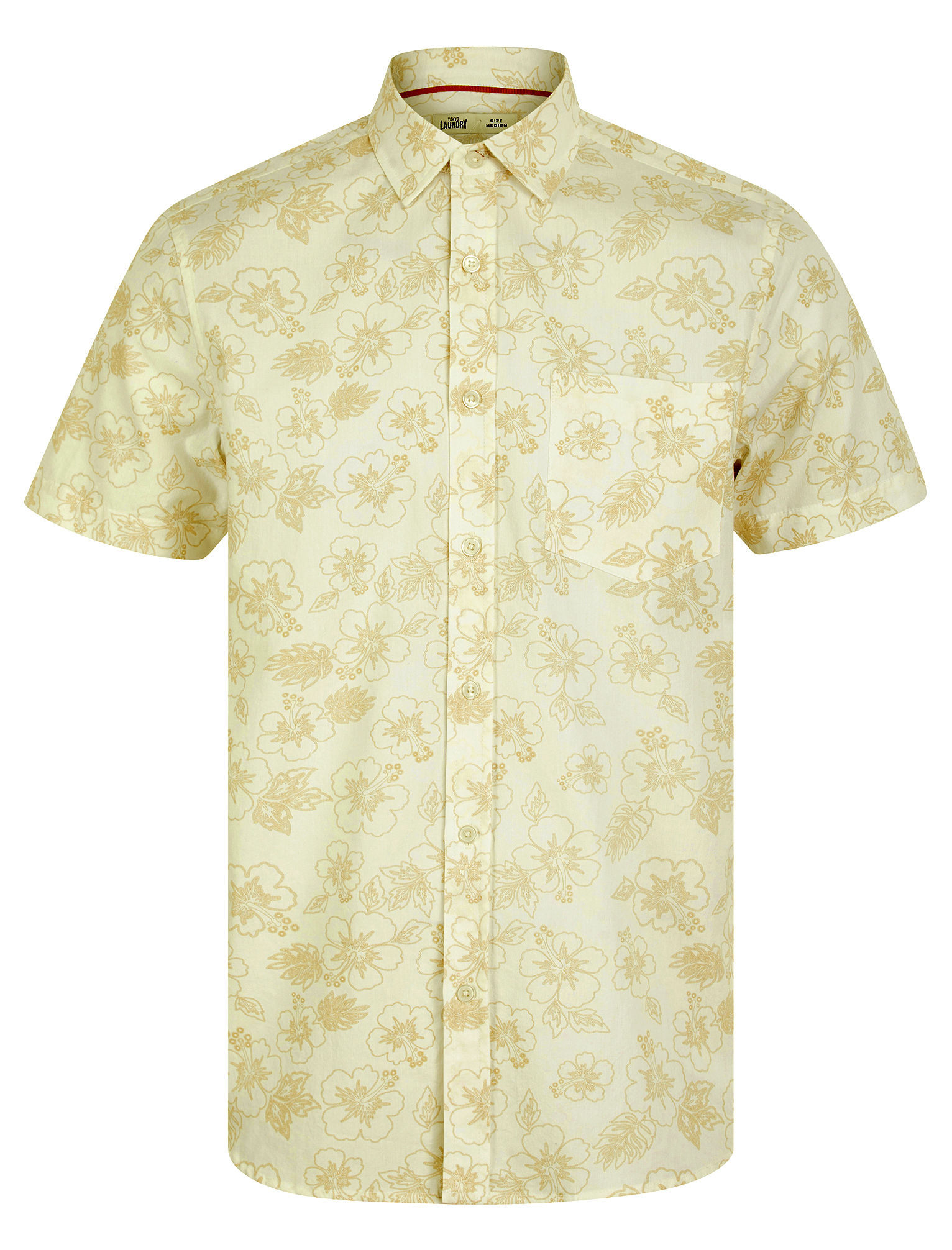 Tokyo Laundry Hawaiian Shirt Cotton Floral Print Short Sleeve Summer Holiday Top - Picture 8 of 22