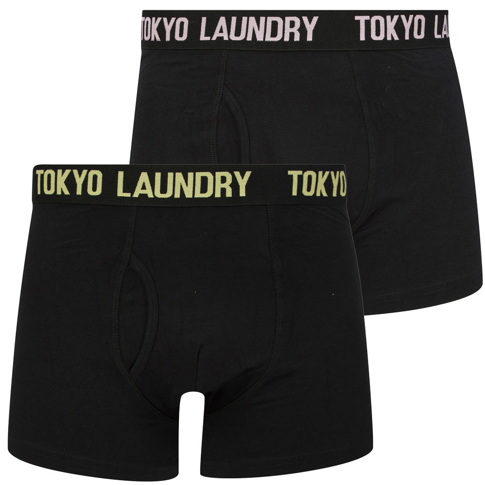 Mens Boxer Shorts 5 Pack Tokyo Laundry Multipack Underwear Trunks Cotton  Stretch