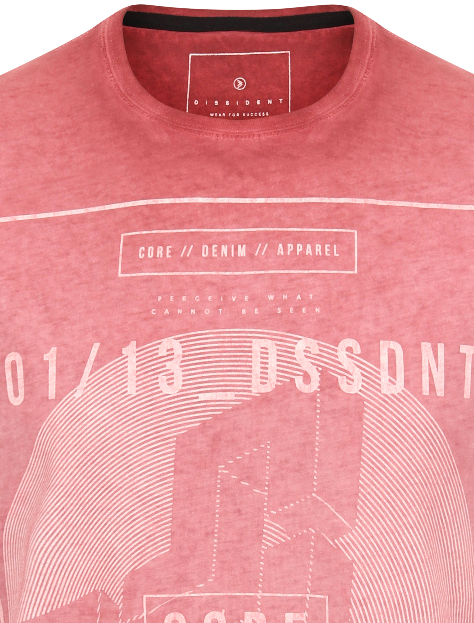 Dissident Men/'s Impossible Burnout T-Shirt Crew Neck Vintage Retro Graphic Print