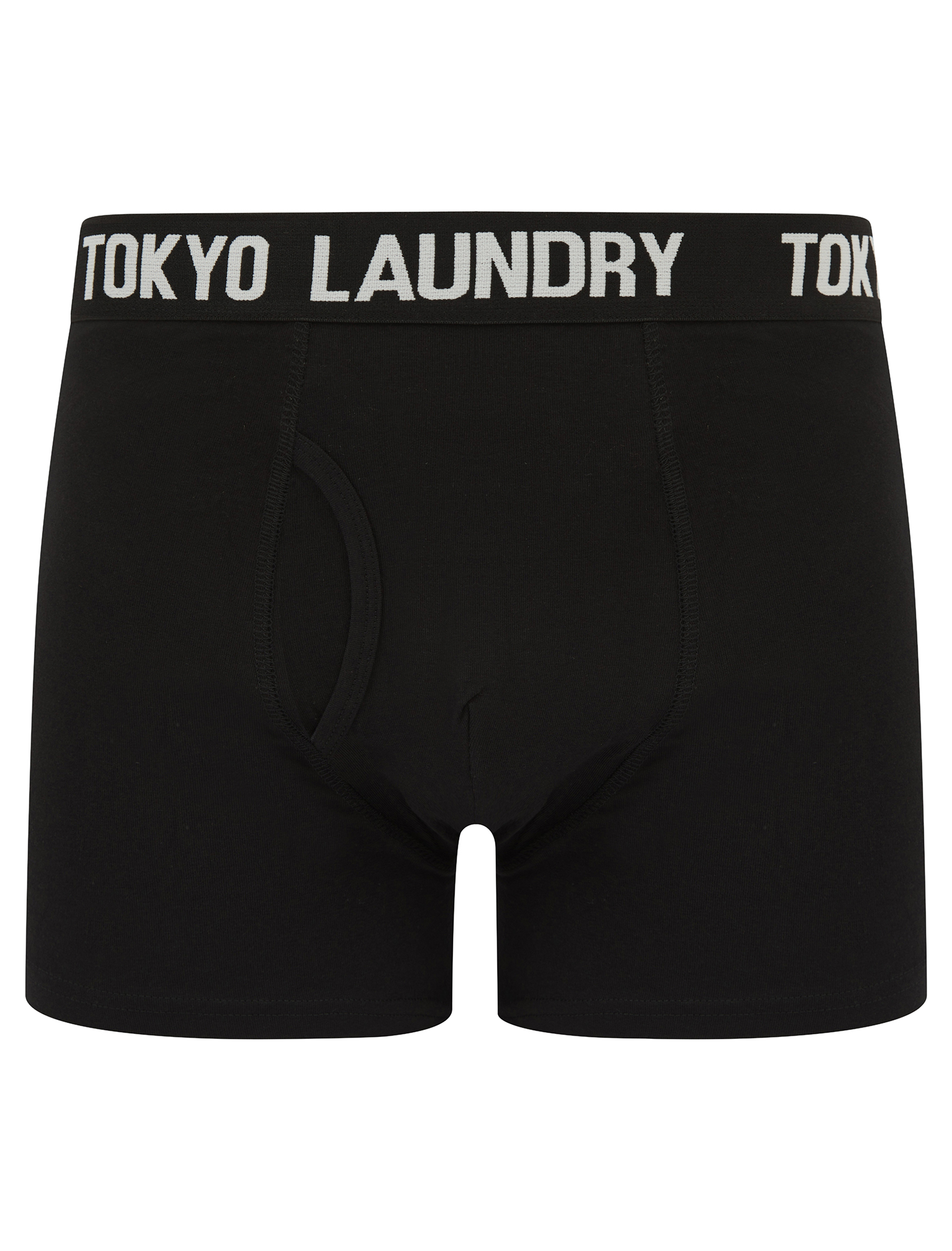 Tokyo Laundry Boxer Shorts Men's 2 Pack Stretch Cotton Boxers Black Underwear - Picture 10 of 16