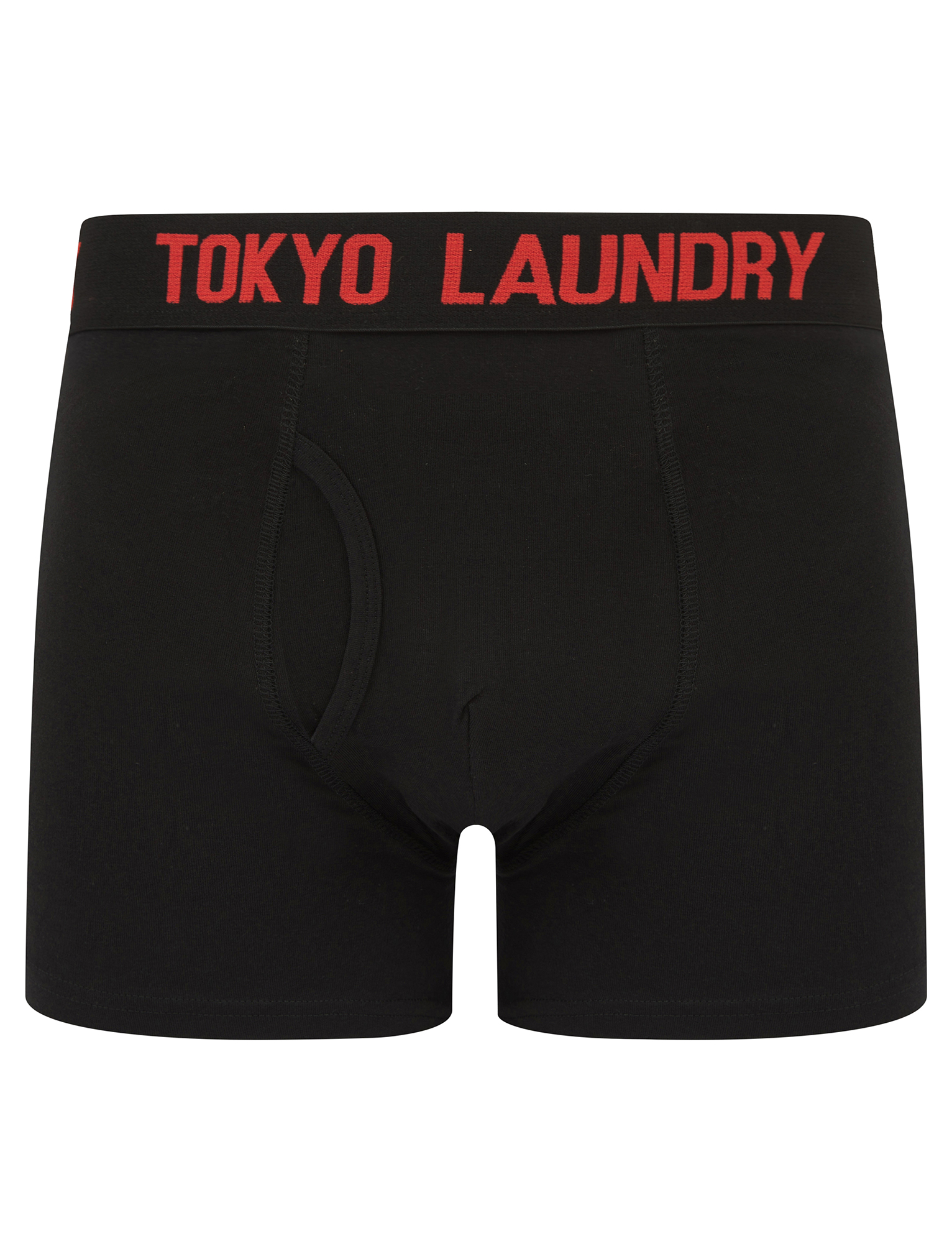 Tokyo Laundry Boxer Shorts Men's 2 Pack Stretch Cotton Boxers Black Underwear - Picture 8 of 16