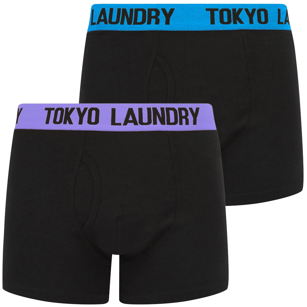 Tokyo Laundry Boxer Shorts Men's 2 Pack Stretch Cotton Boxers Underwear Elastic - Picture 7 of 16