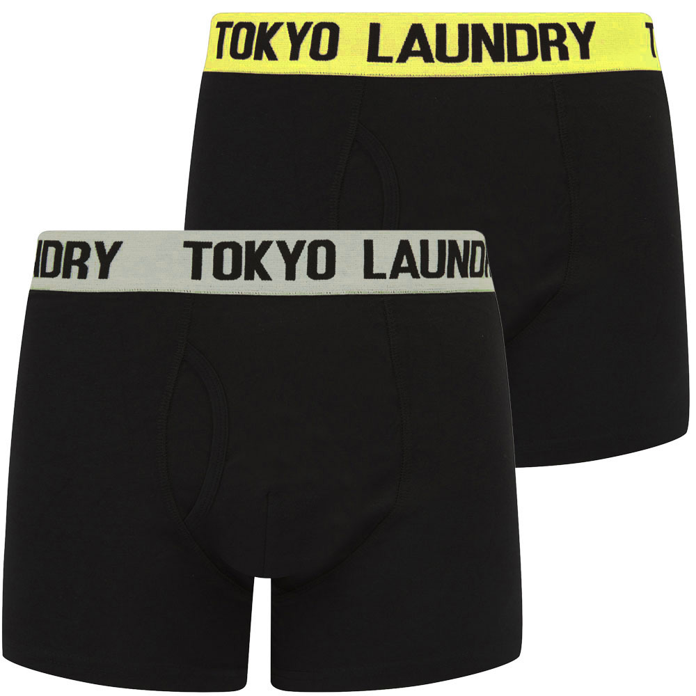 Tokyo Laundry Boxer Shorts Men's 2 Pack Stretch Cotton Boxers Underwear Elastic - Picture 2 of 16