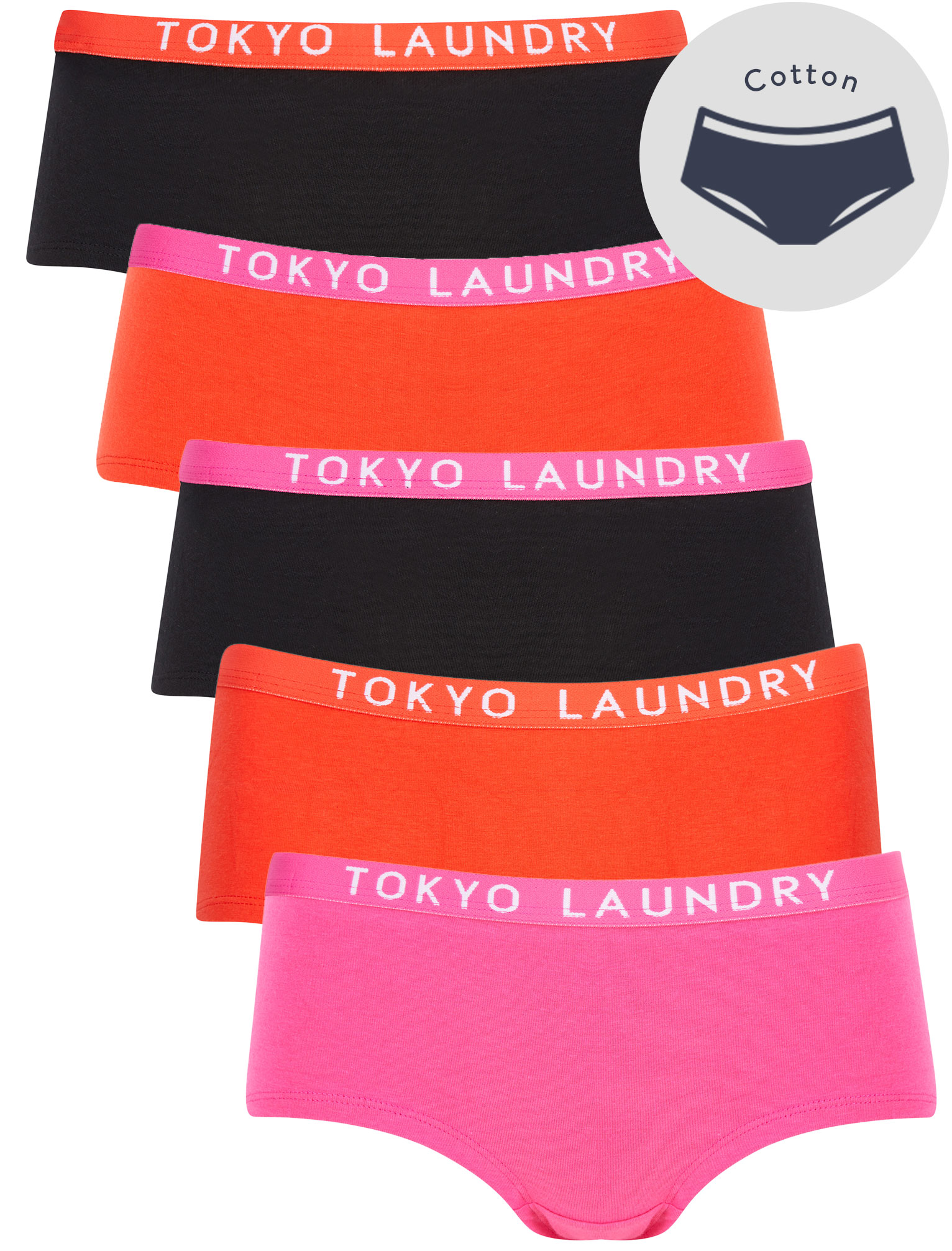 Toto (3 Pack) No VPL Seam Free Assorted Briefs in Deep Lichen Green / –  Tokyo Laundry