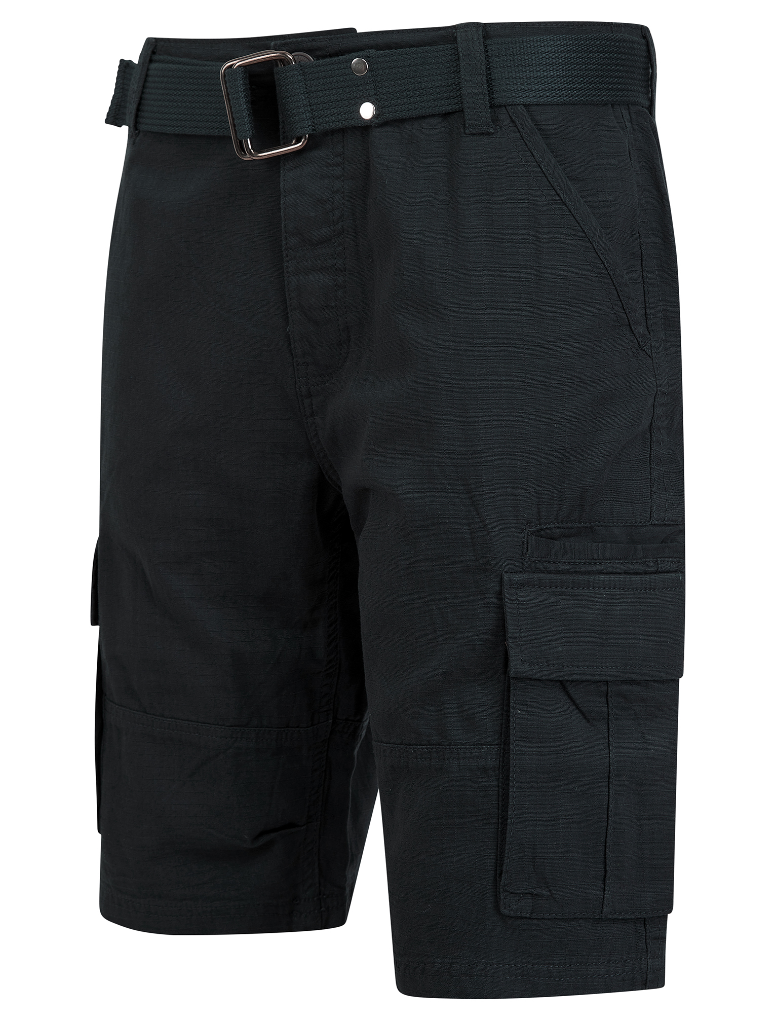Tokyo Laundry Cargo Shorts Men's Multi-Pocket Combat Ripstop Cotton with Belt - Picture 10 of 13