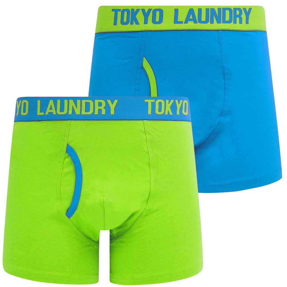 Tokyo Laundry Boxer Shorts Men's 2 Pack Stretch Cotton Boxers Underwear Elastic - Picture 7 of 16