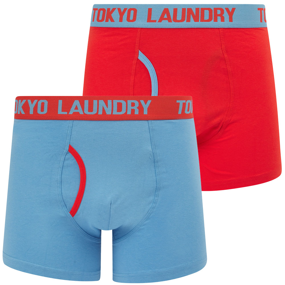 Tokyo Laundry Boxer Shorts Men's 2 Pack Stretch Cotton Boxers Underwear Elastic - Picture 7 of 16