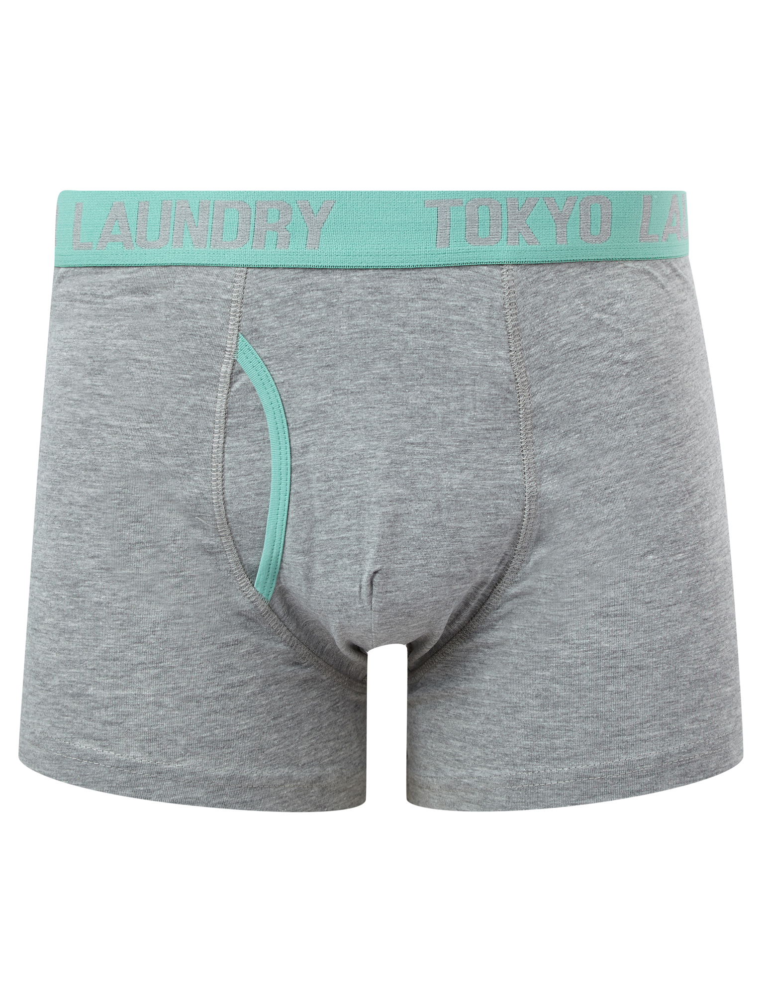 Tokyo Laundry Boxer Shorts Men's 2 Pack Stretch Cotton Underwear Boxers Grey - Picture 8 of 16